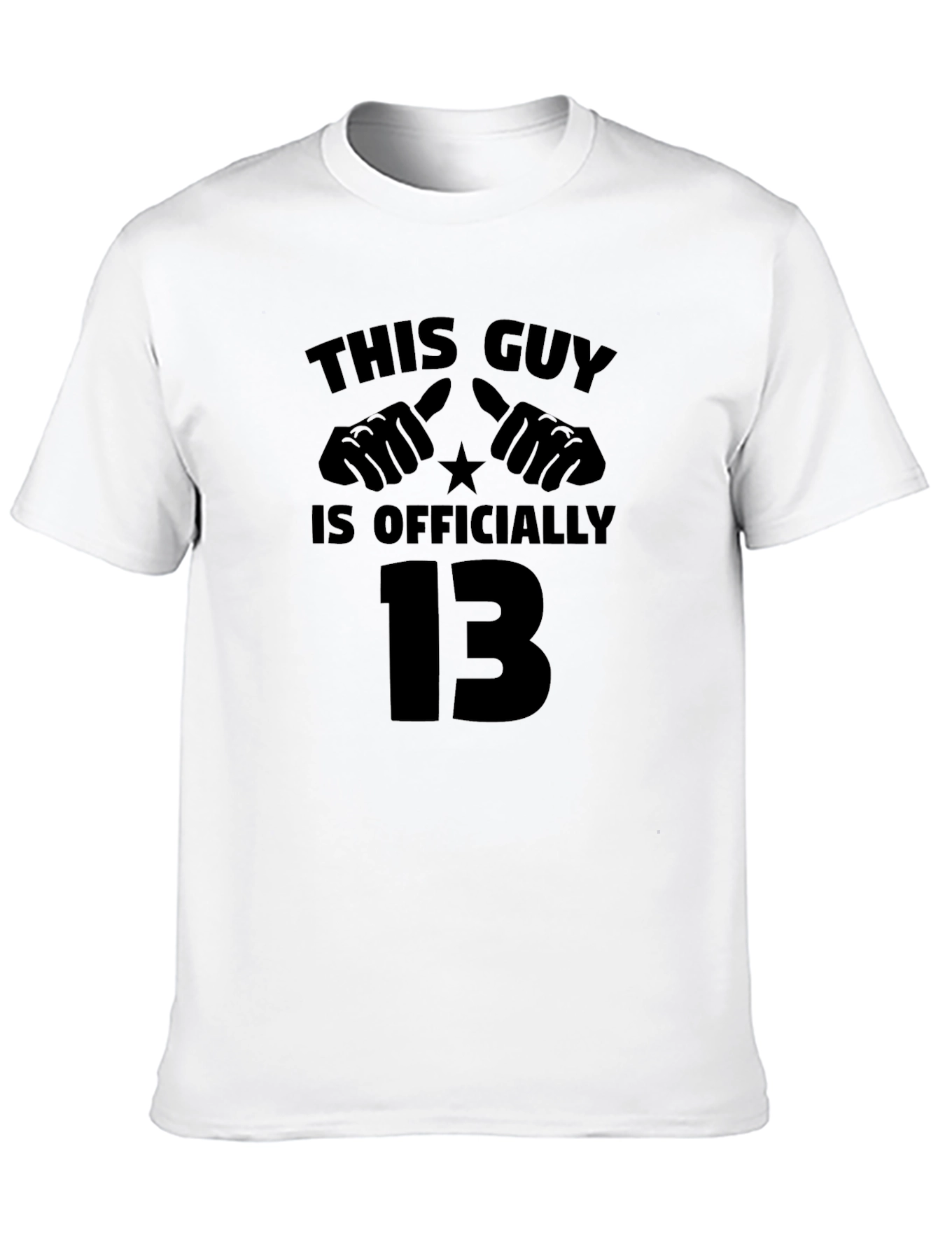 Officially 13 T-Shirt | Funny Thirteenth Birthday Tee