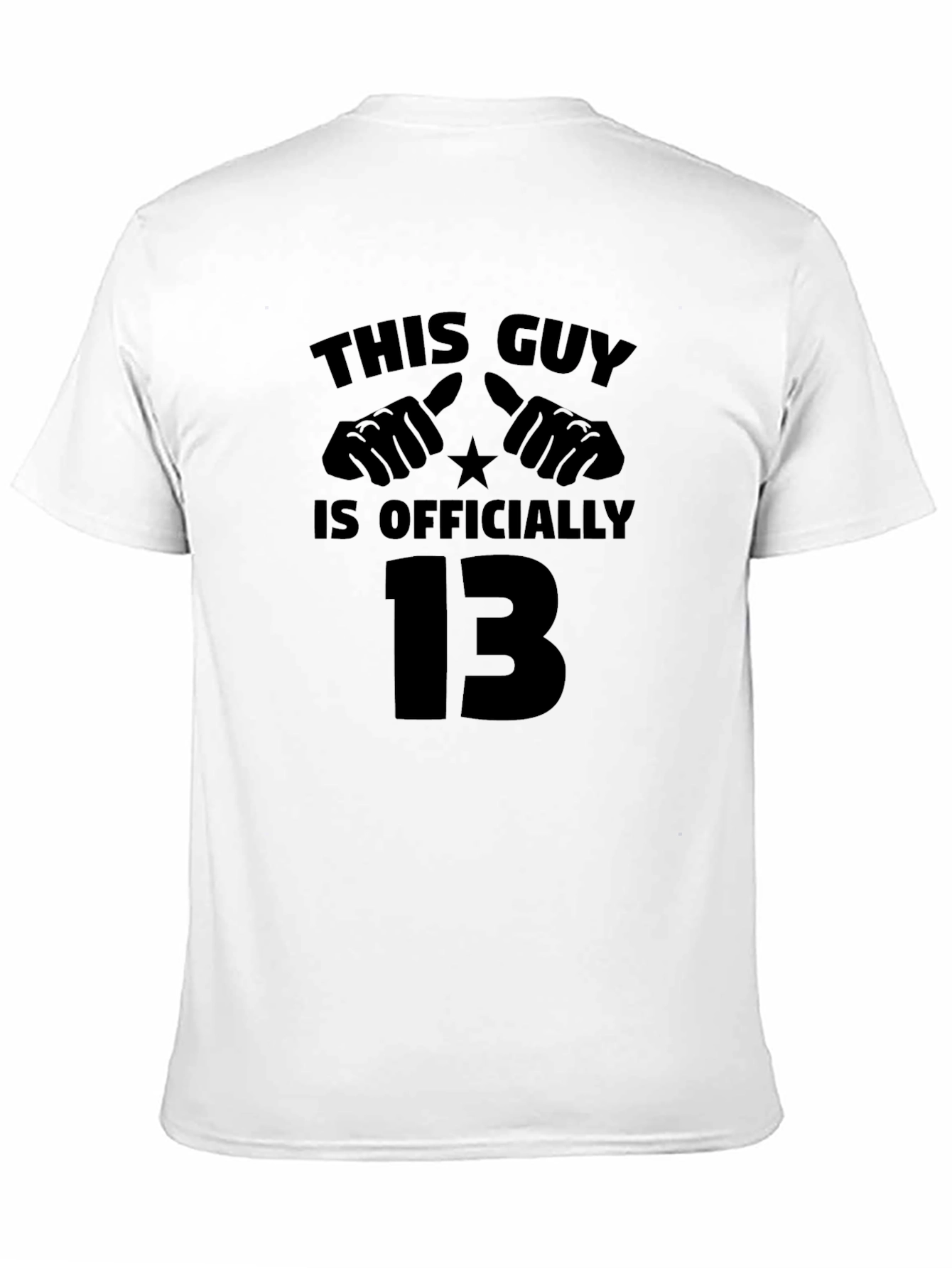 Officially 13 T-Shirt | Funny Thirteenth Birthday Tee
