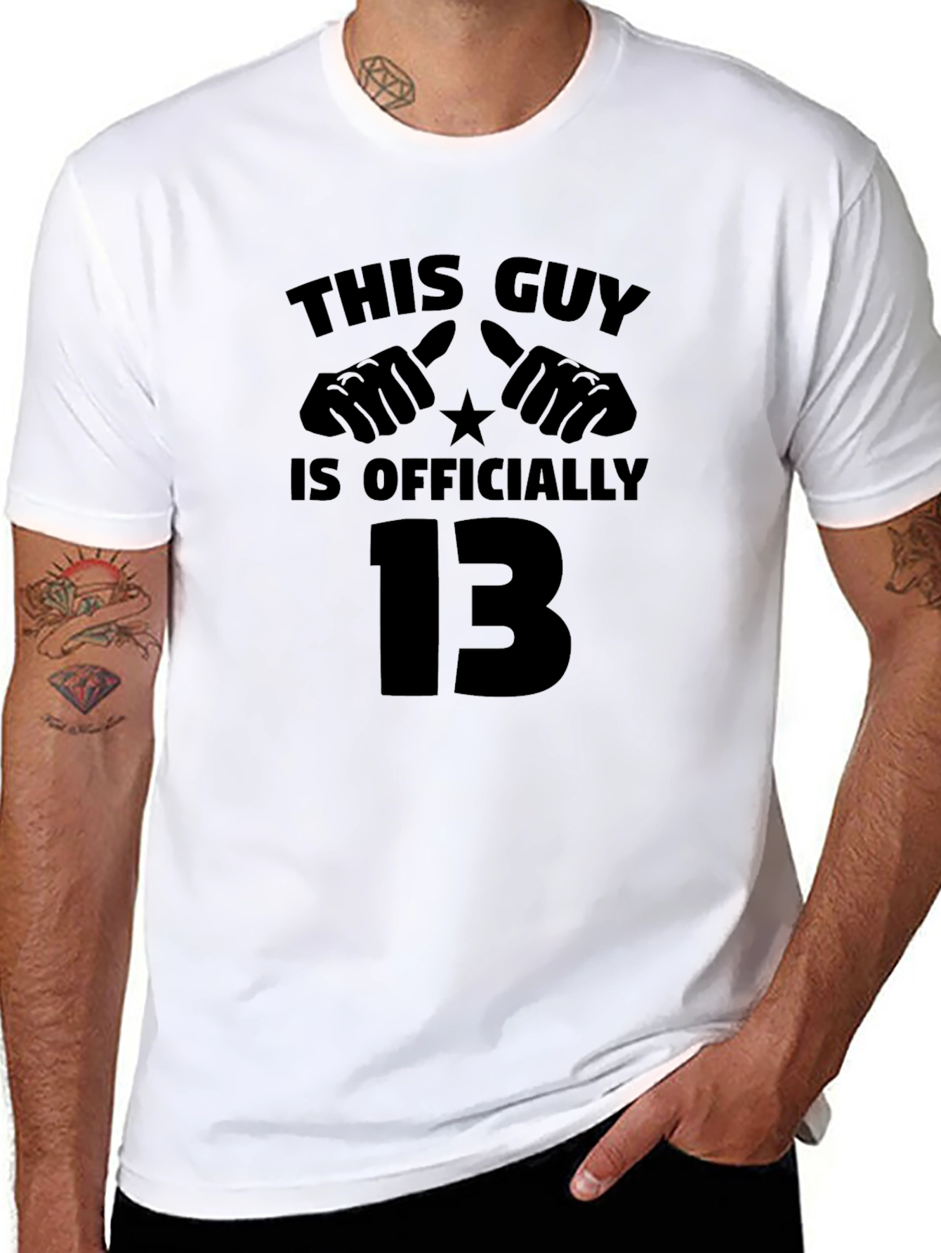 Officially 13 T-Shirt | Funny Thirteenth Birthday Tee
