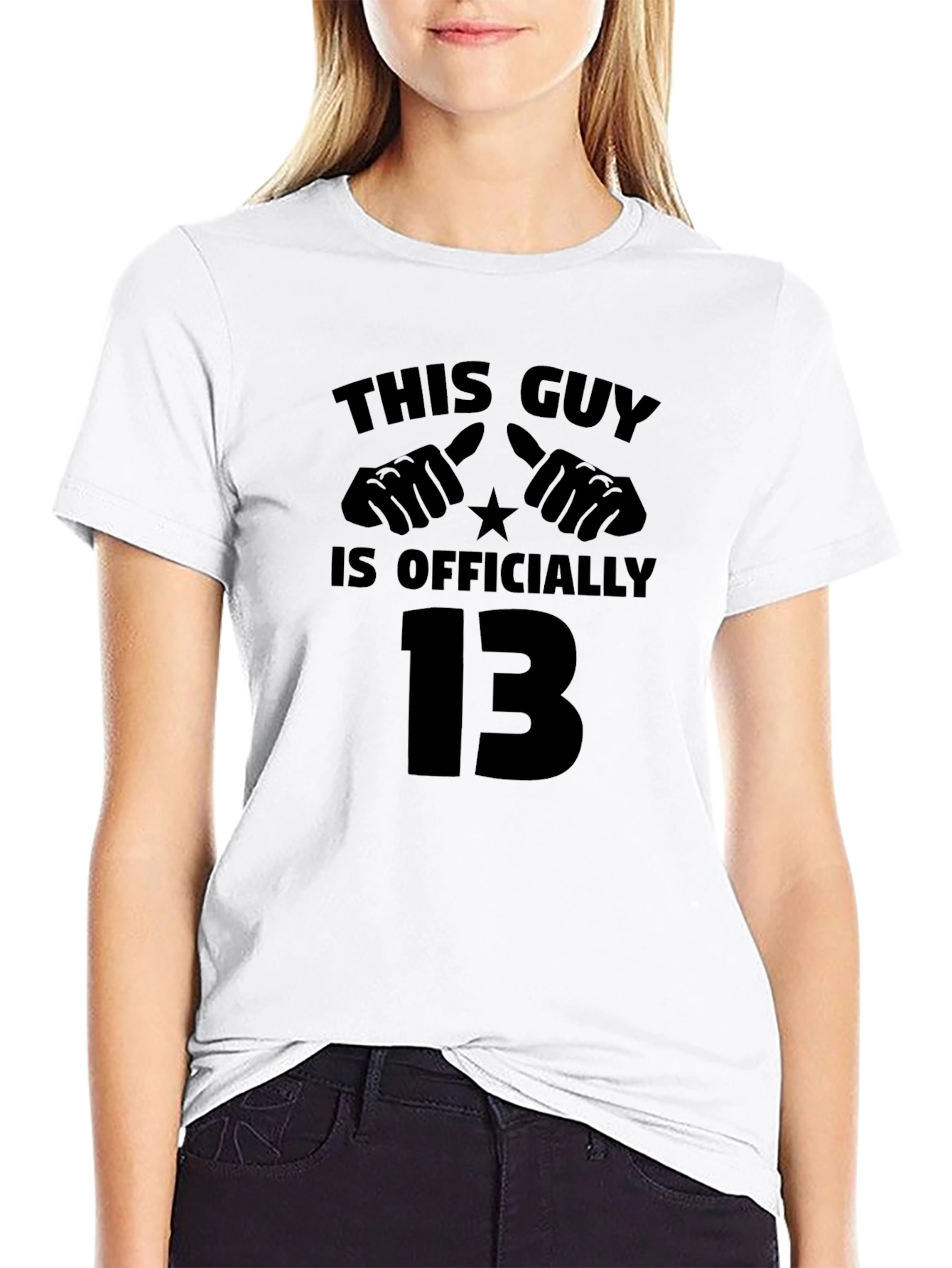 Officially 13 T-Shirt | Funny Thirteenth Birthday Tee