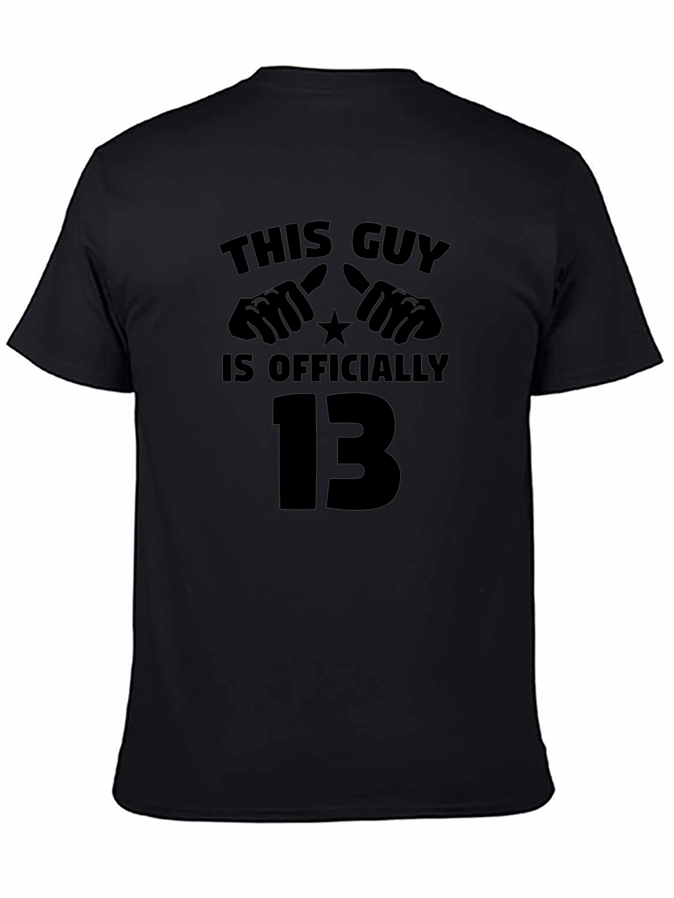 Officially 13 T-Shirt | Funny Thirteenth Birthday Tee