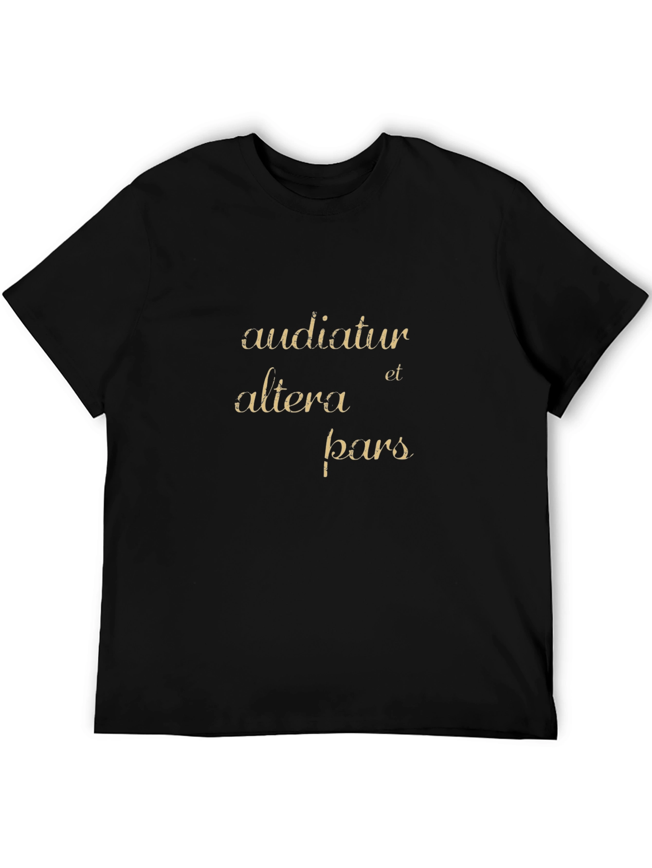 Audiatur Et Altera Pars Black T-Shirt