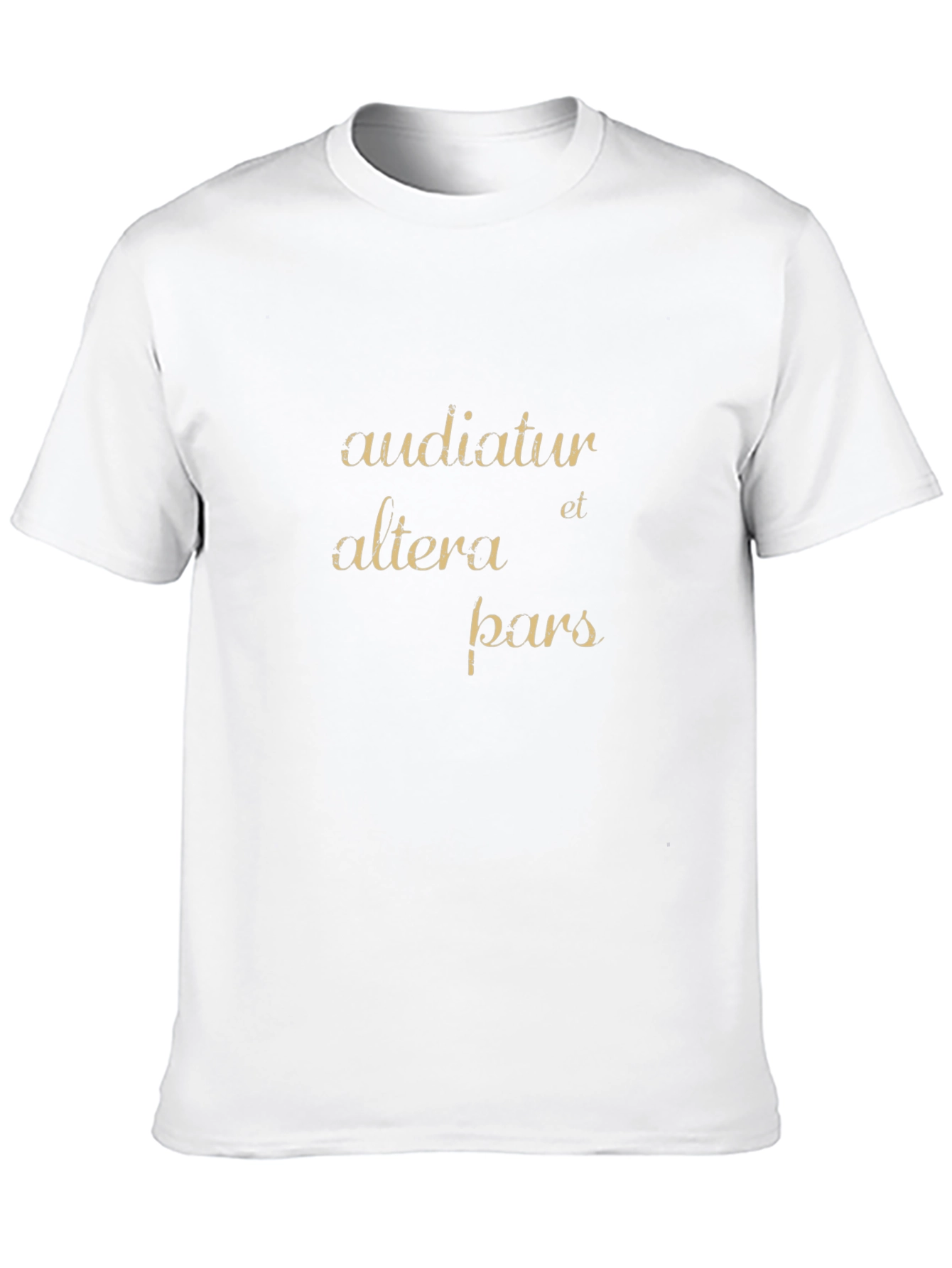 Audiatur Et Altera Pars Black T-Shirt