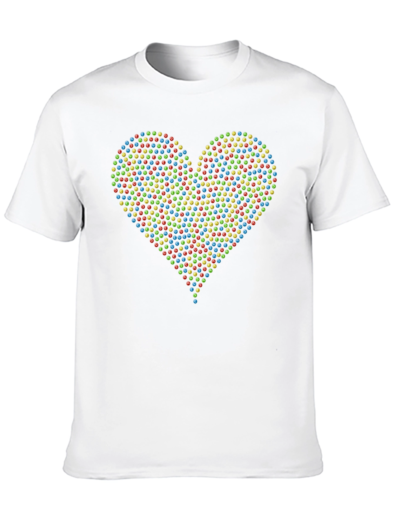 Candy Heart Tee - Sweet & Stylish Black T-Shirt