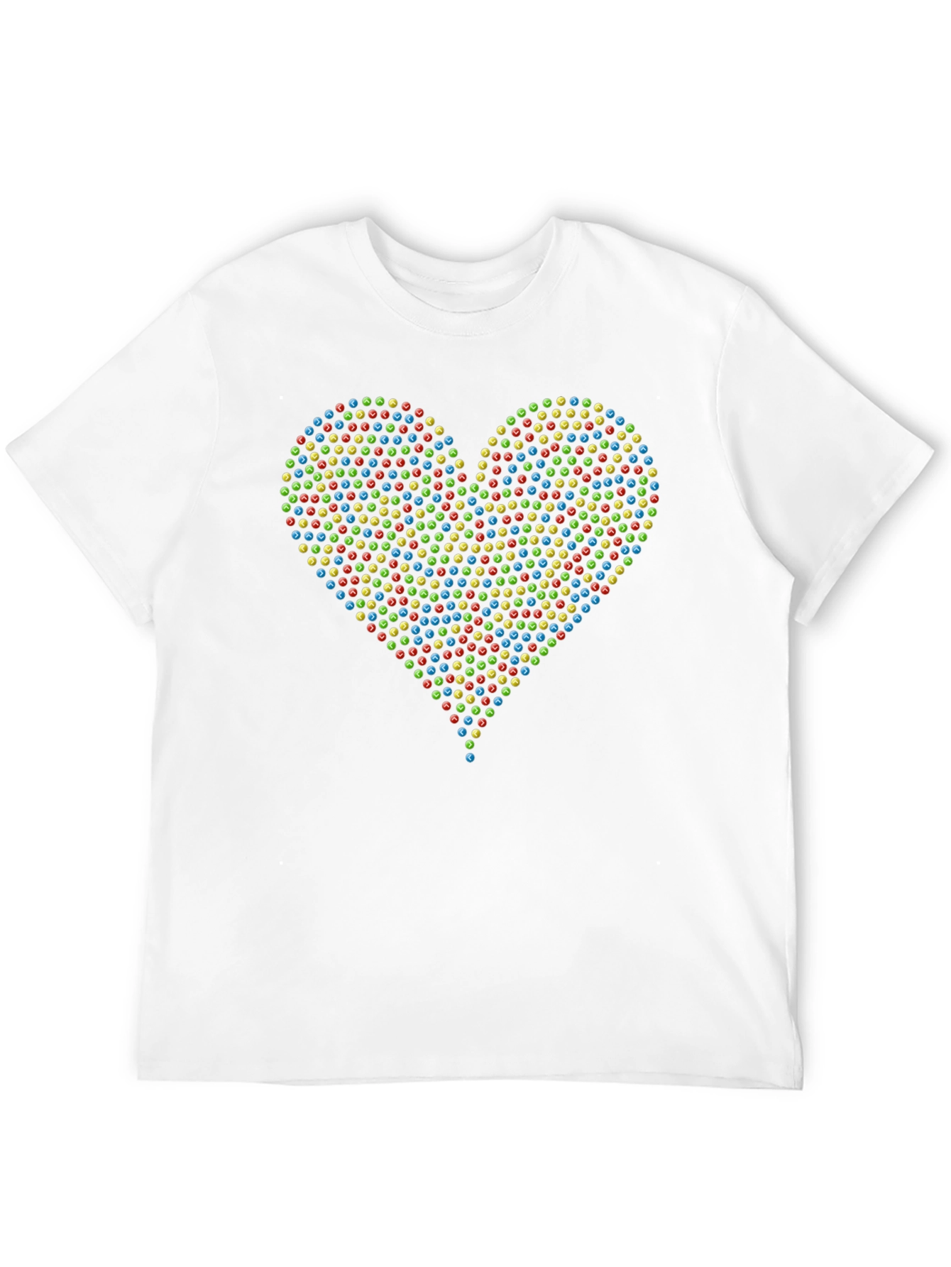 Candy Heart Tee - Sweet & Stylish Black T-Shirt