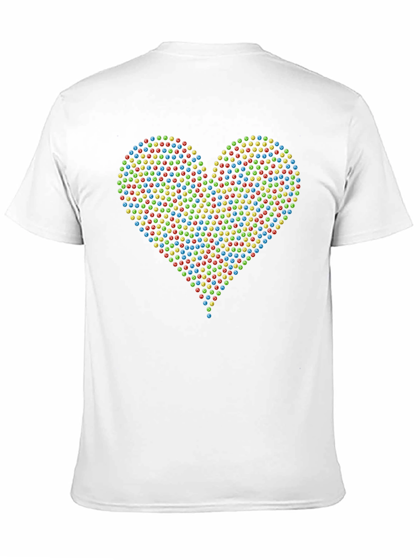 Candy Heart Tee - Sweet & Stylish Black T-Shirt