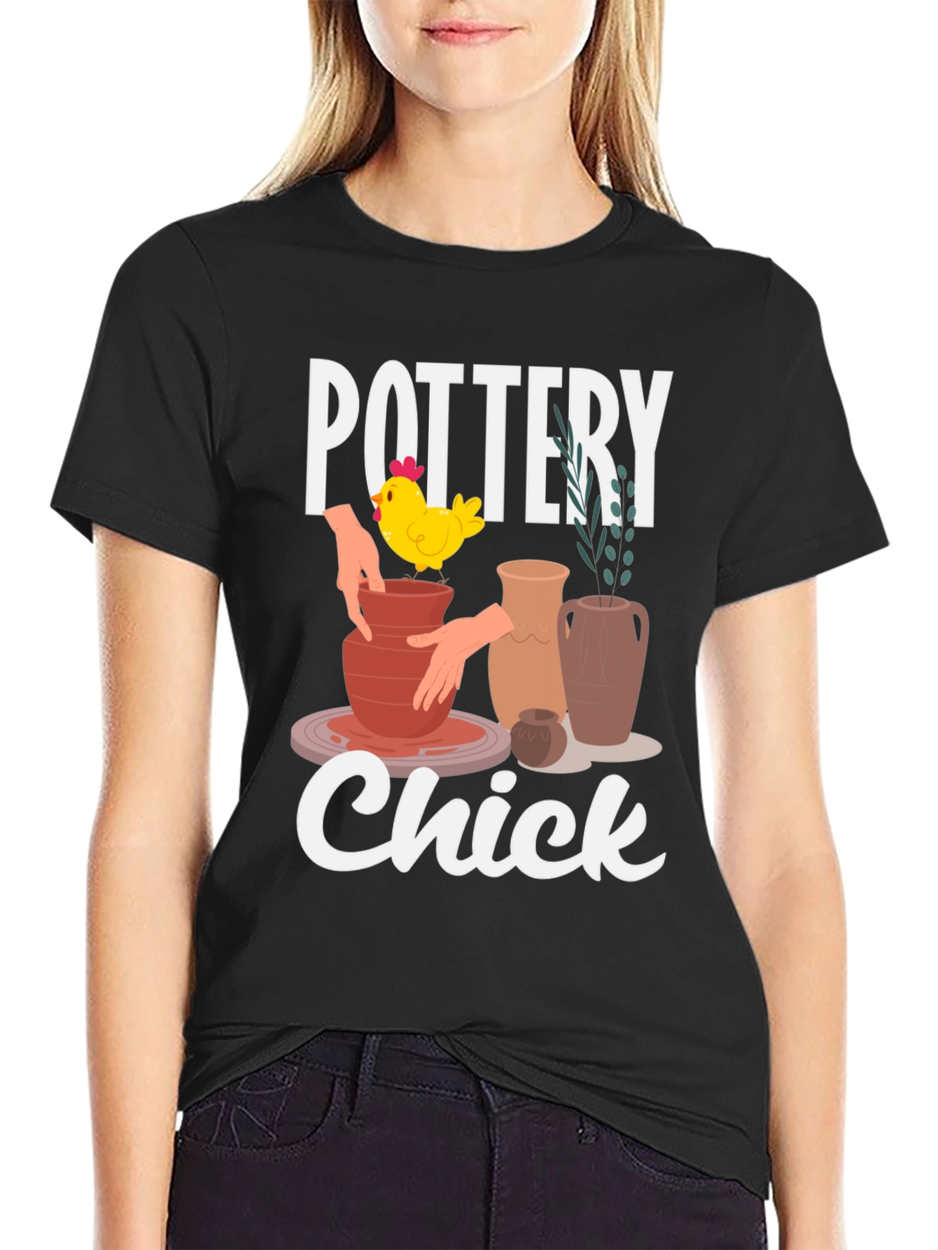 Pottery Chick T-Shirt - Unique Graphic Tee