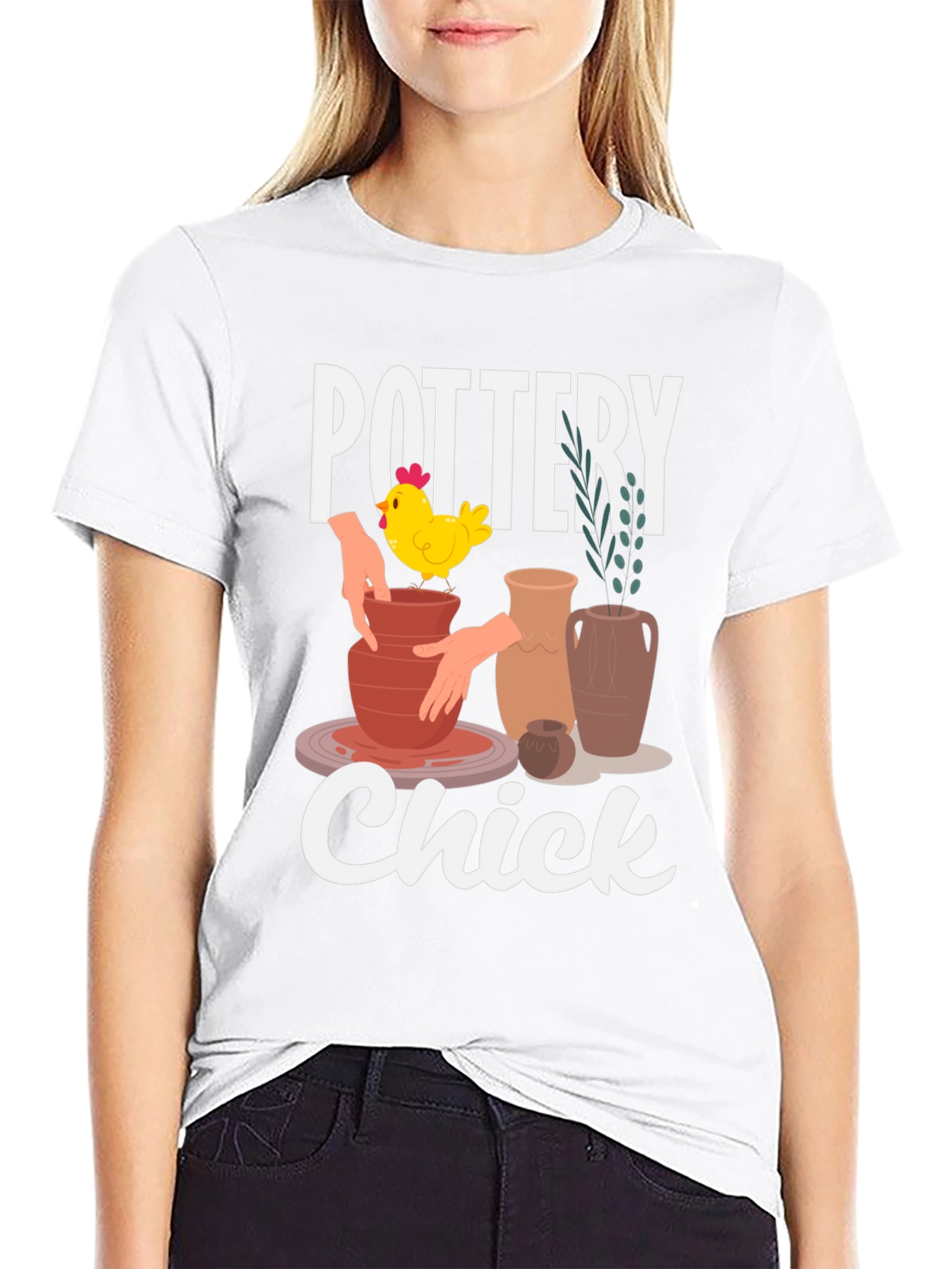 Pottery Chick T-Shirt - Unique Graphic Tee