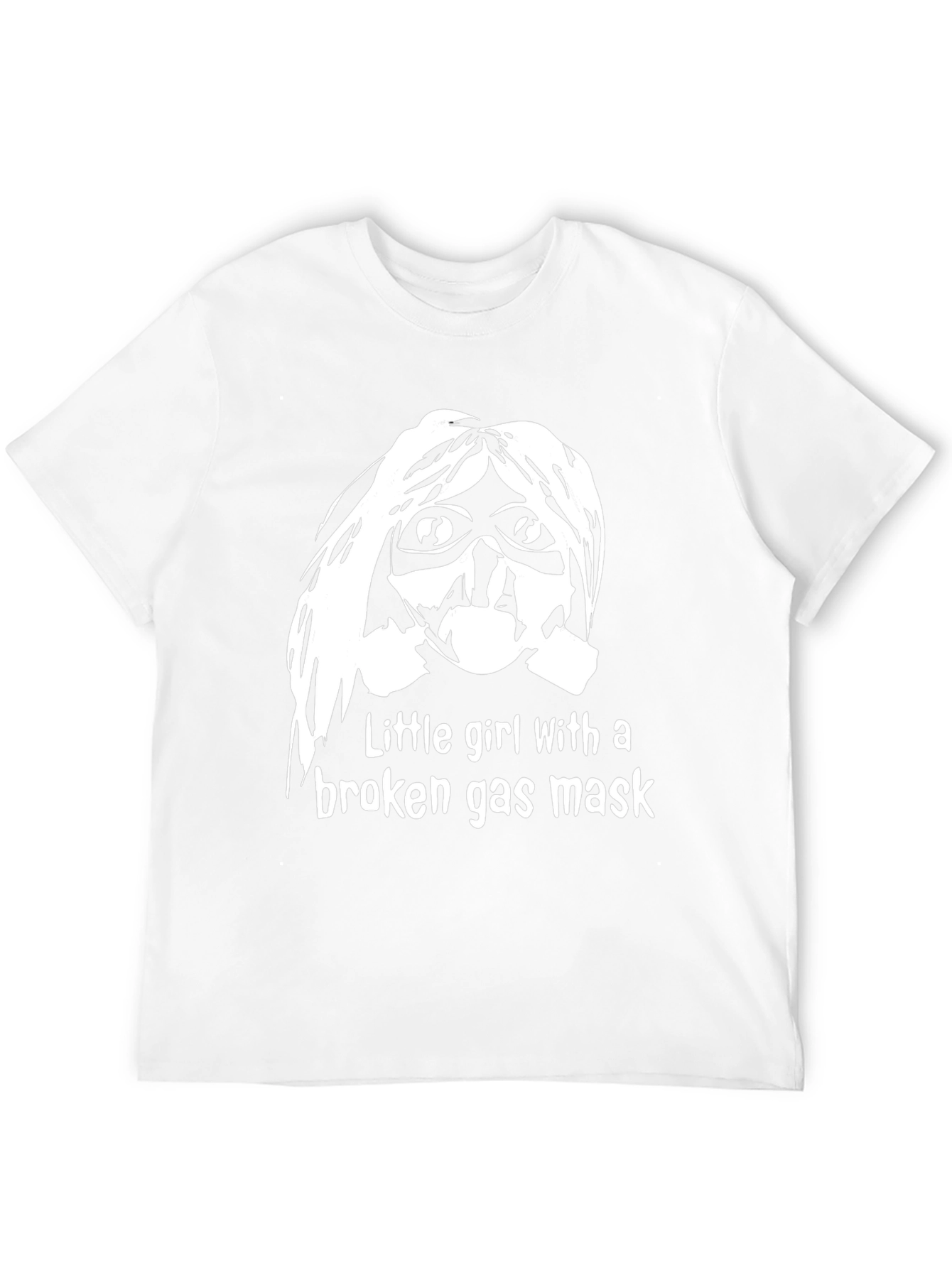 Broken Gas Mask T-Shirt - Unique Graphic Tee