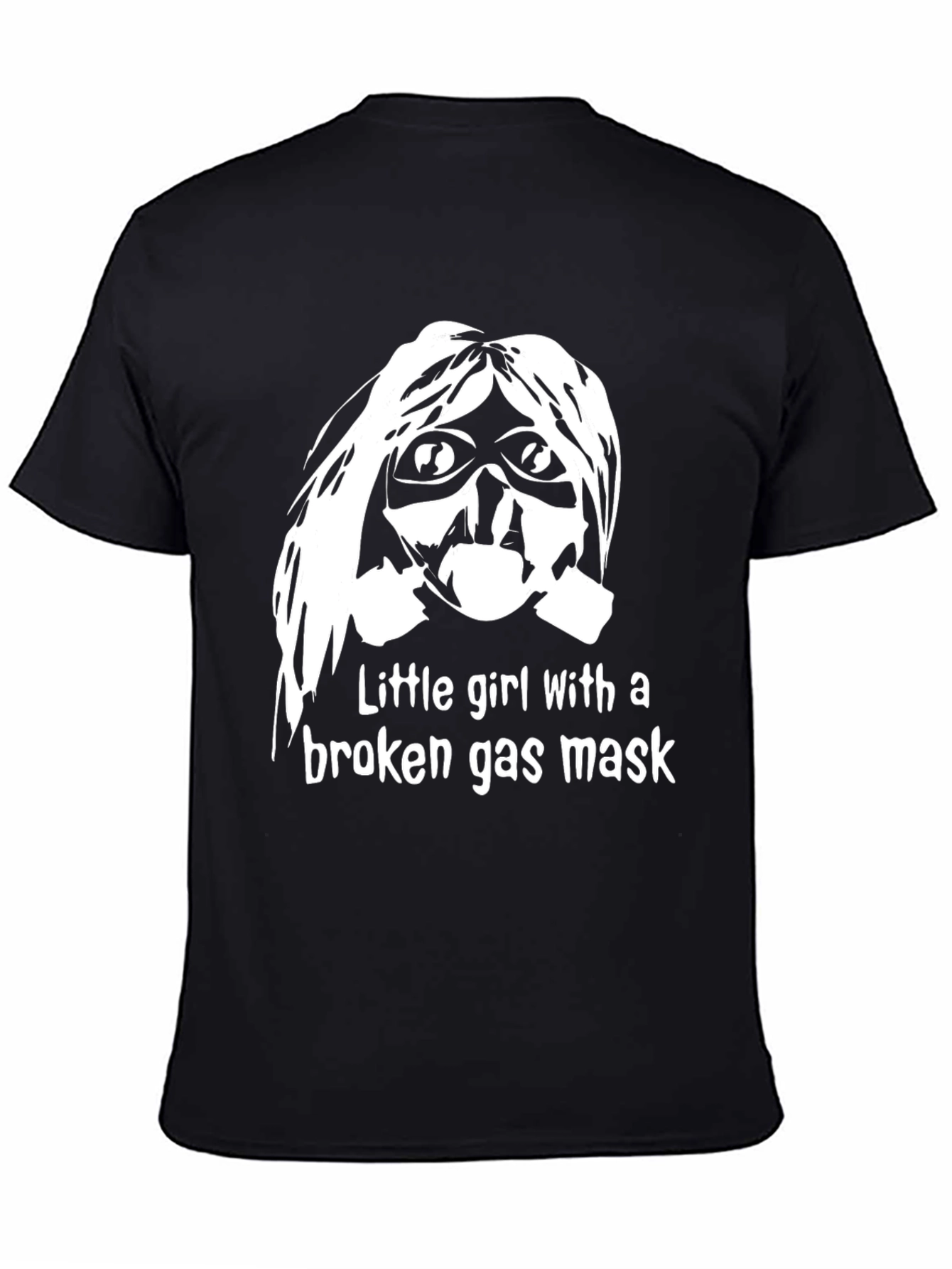 Broken Gas Mask T-Shirt - Unique Graphic Tee