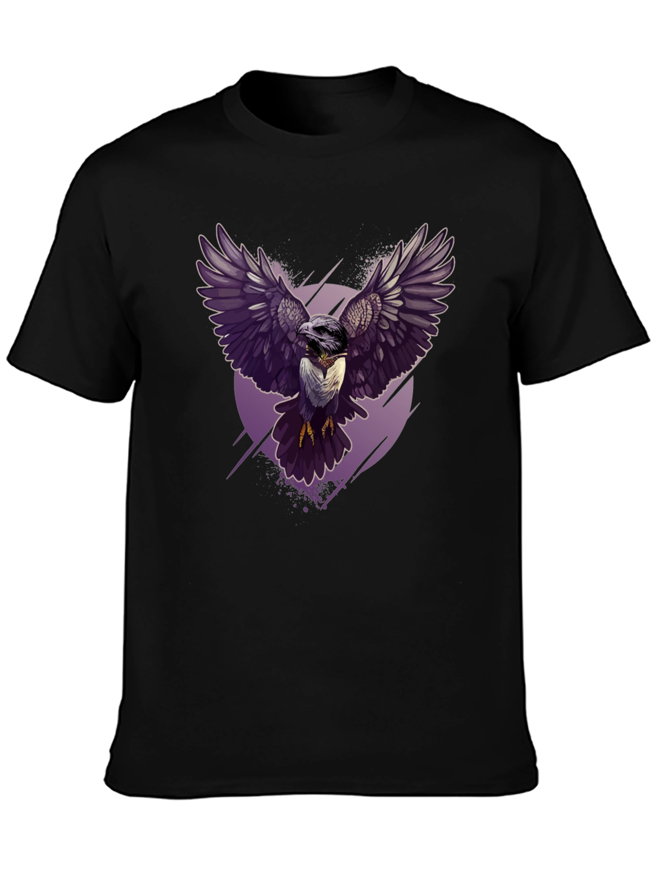 Raven Graphic Tee - Dark Bird Design
