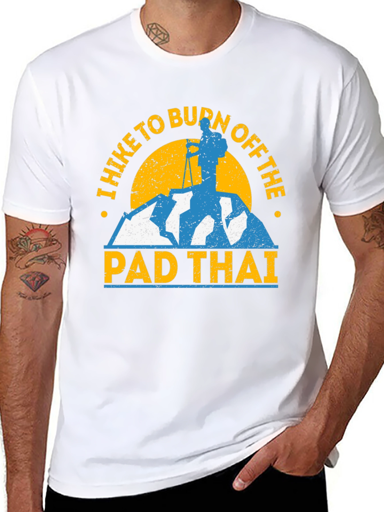 I Hike to Burn Off the Pad Thai T-Shirt
