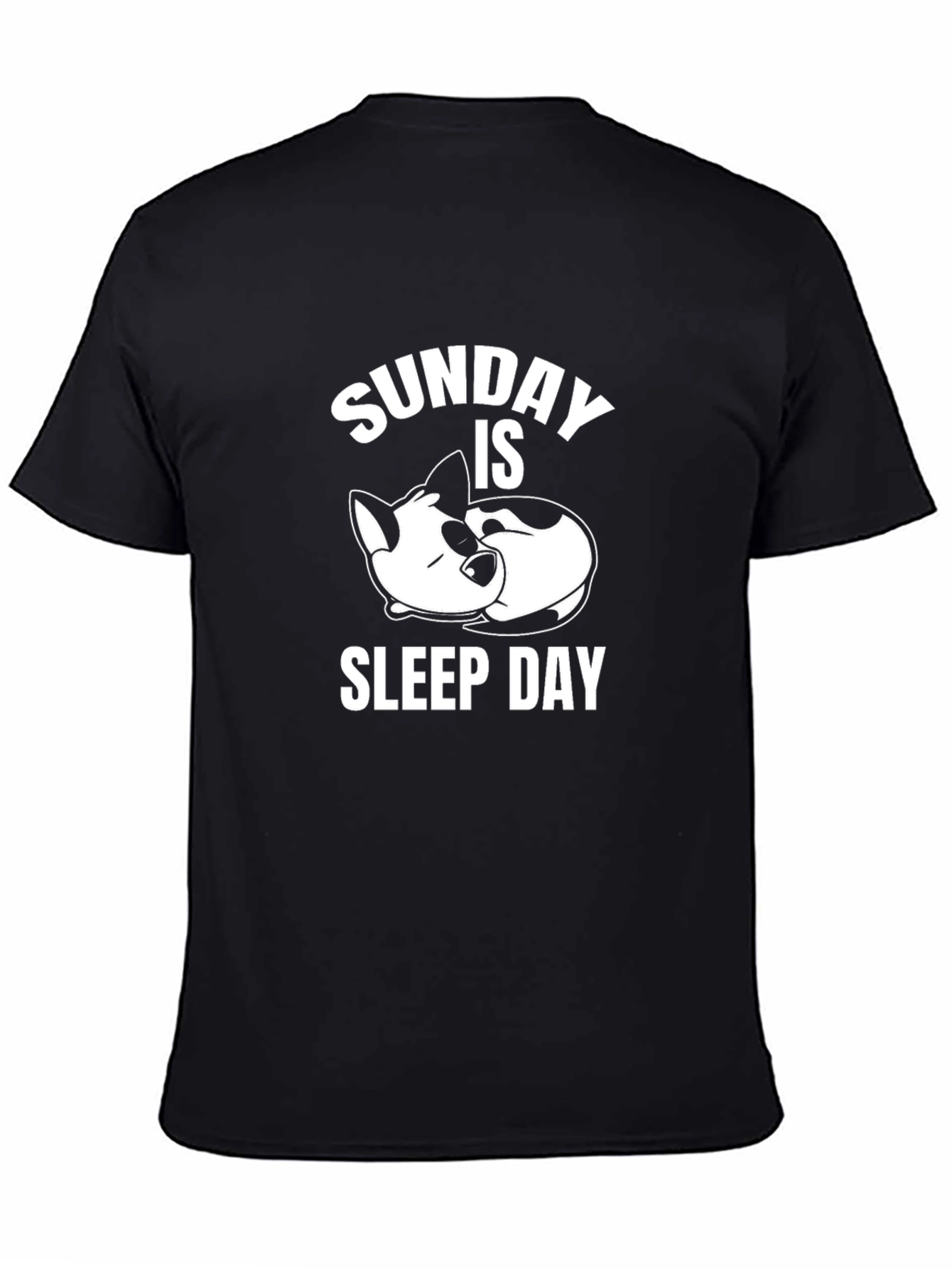 Sunday Sleep Day Graphic Tee - Relaxed Comfort