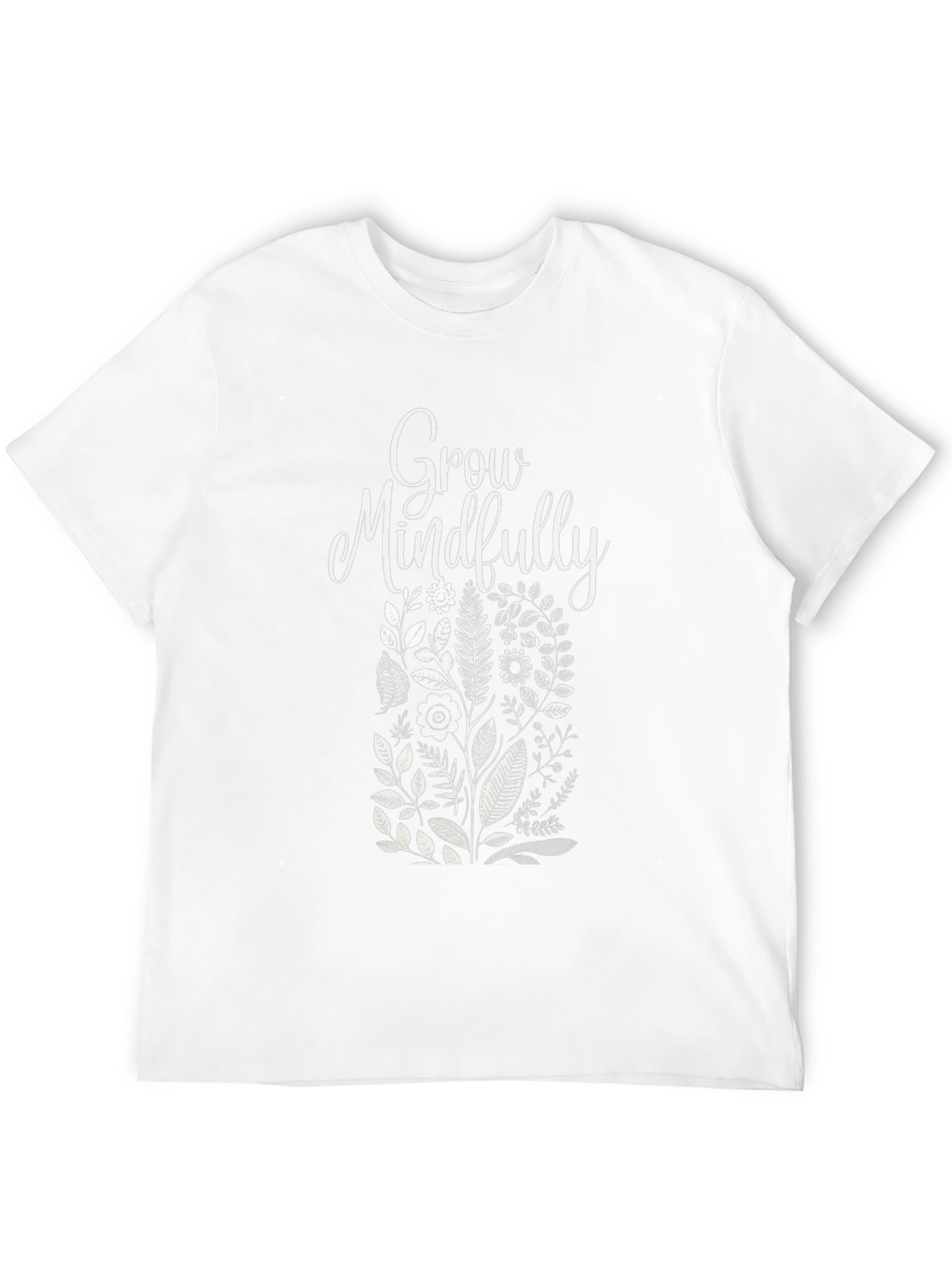 Grow Mindfully Graphic T-Shirt - Black