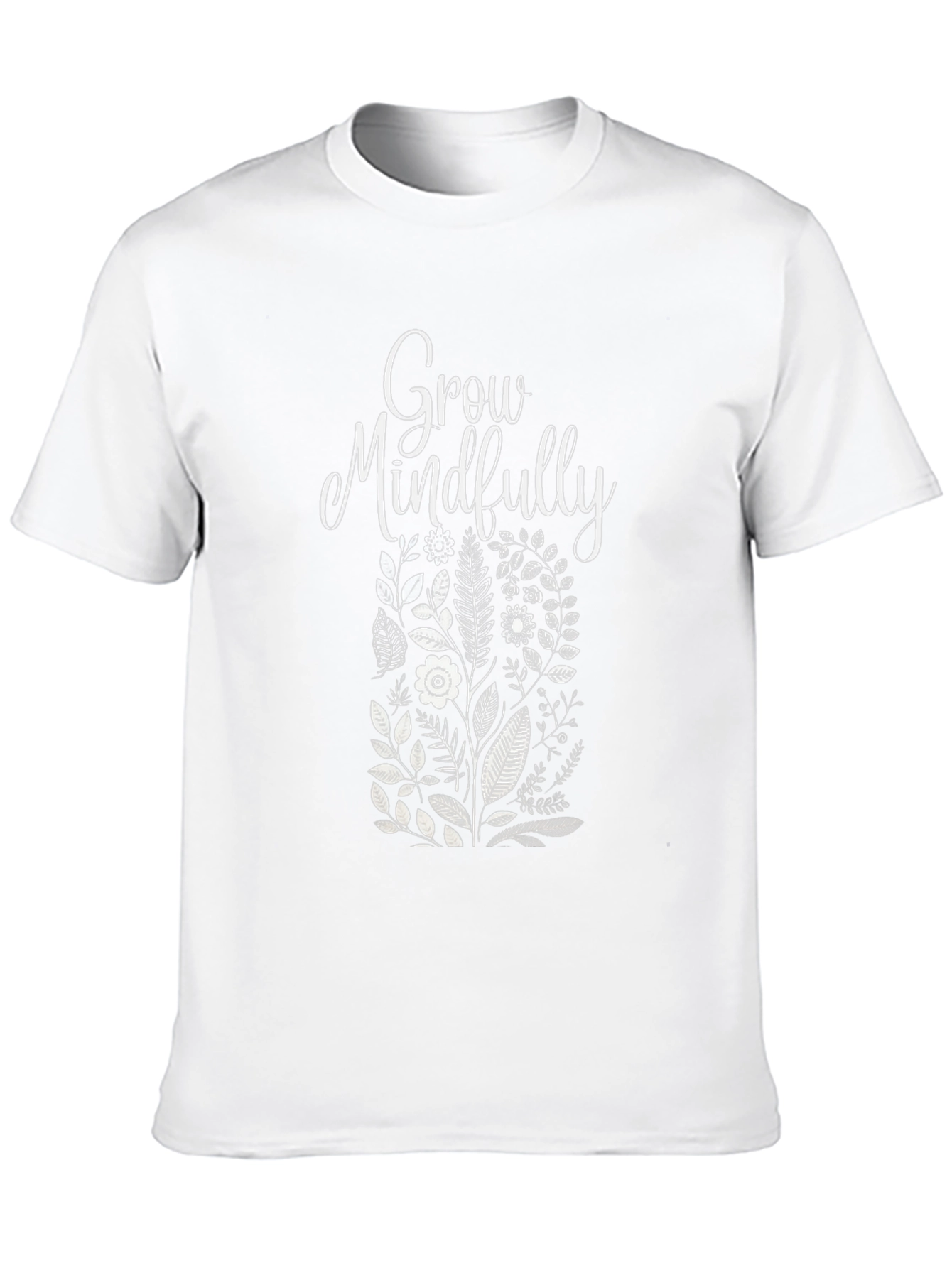 Grow Mindfully Graphic T-Shirt - Black