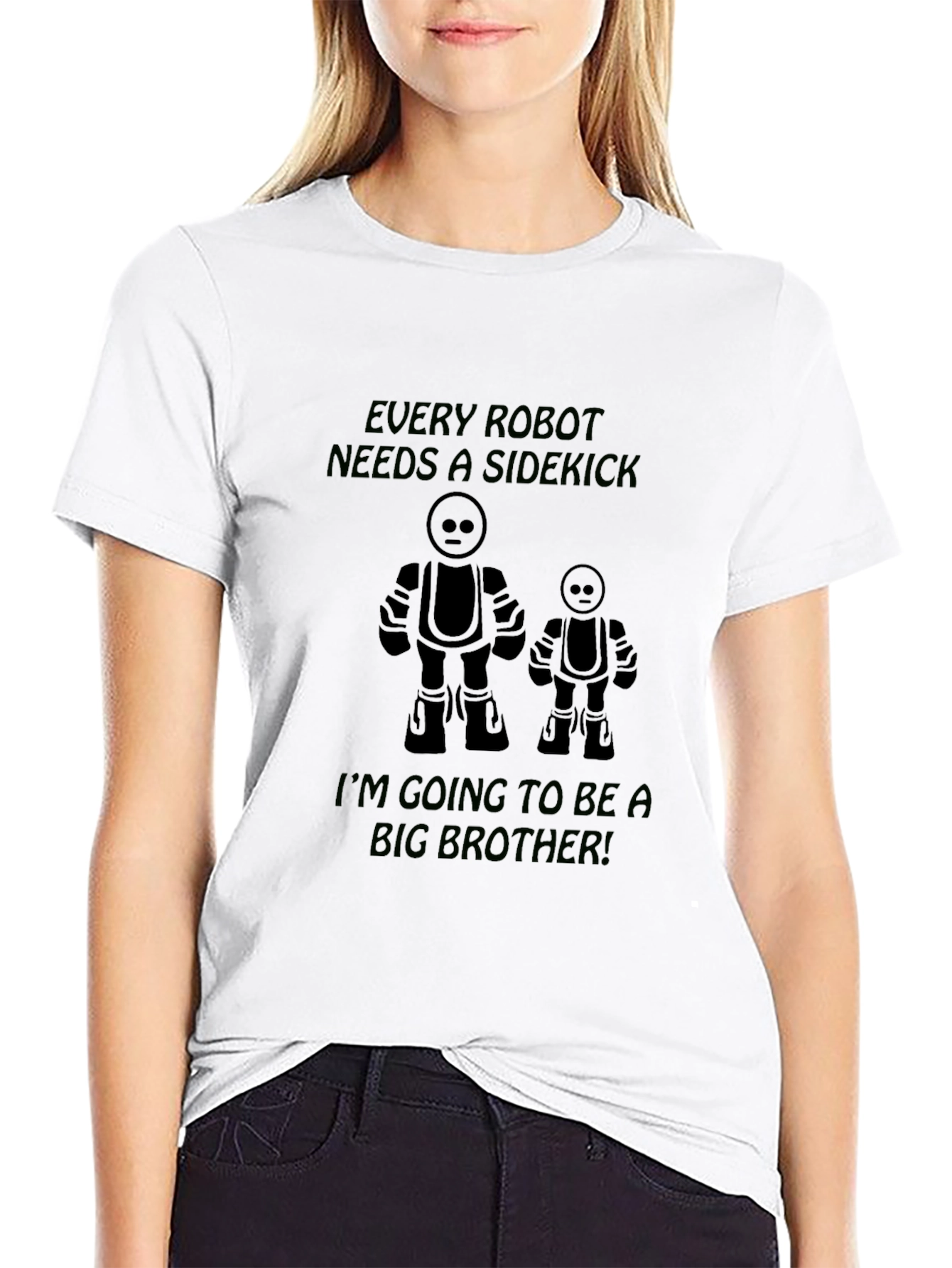 Big Brother Robot T-Shirt: Future Sidekick Tee