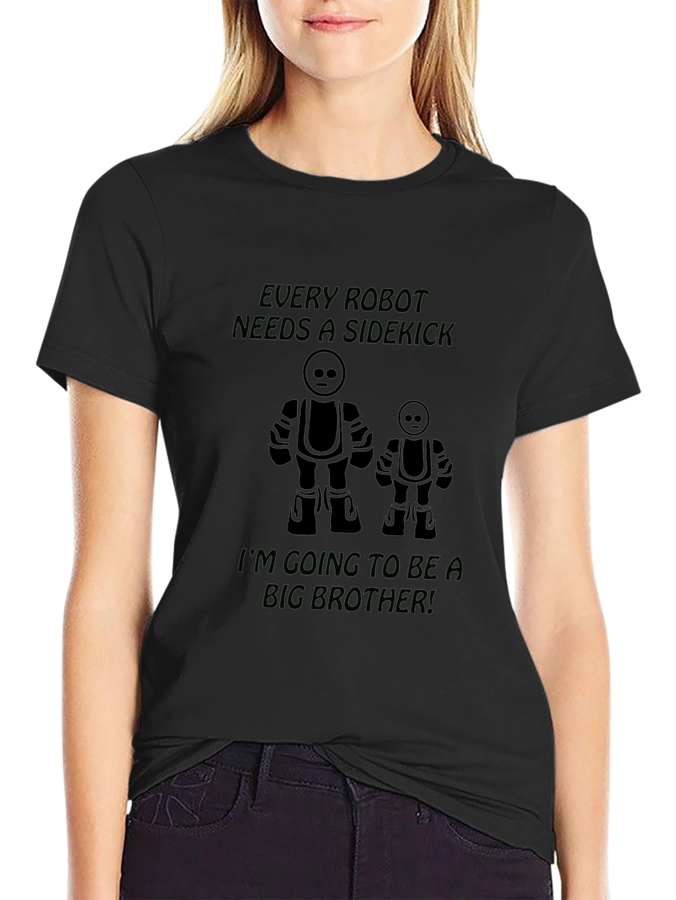 Big Brother Robot T-Shirt: Future Sidekick Tee