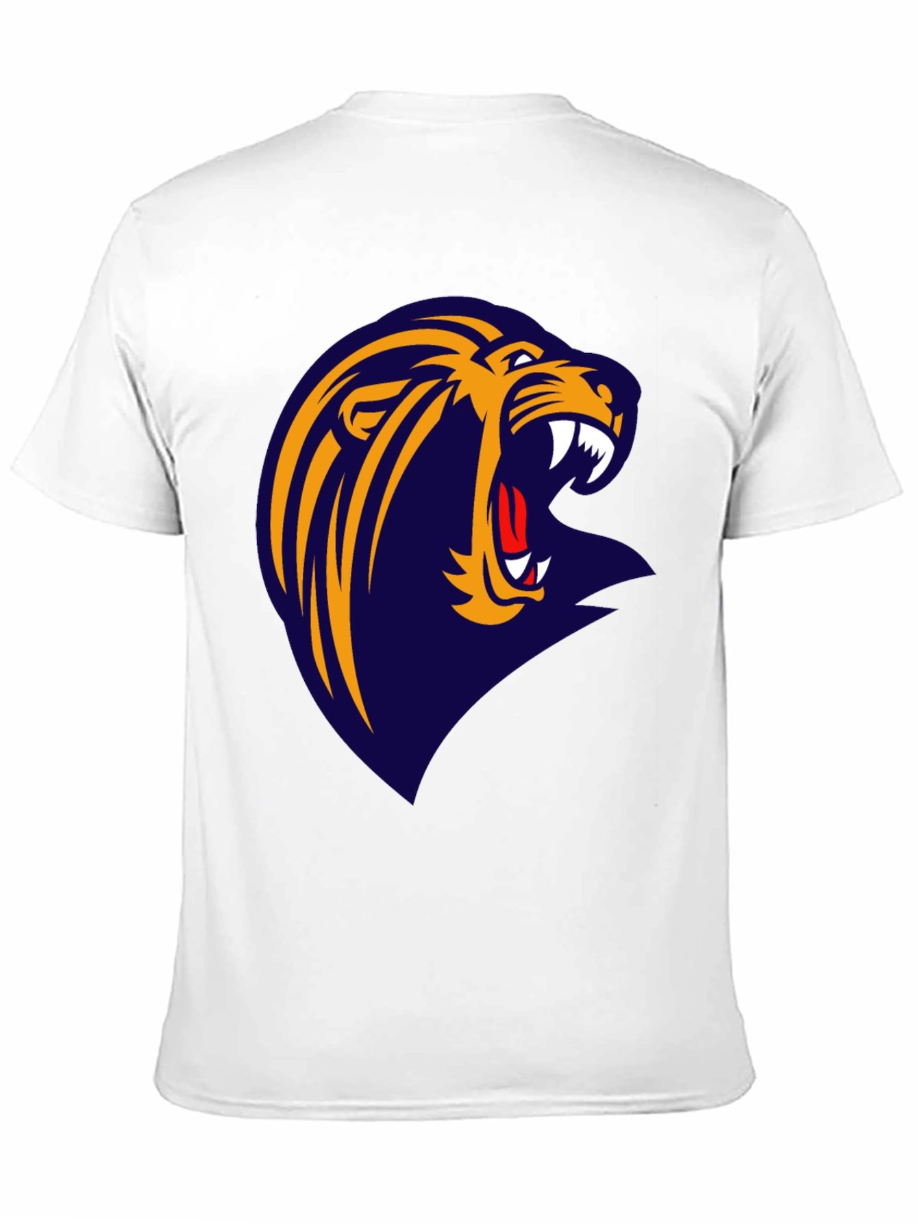 Roaring Lion Graphic Tee - Black Cotton T-Shirt