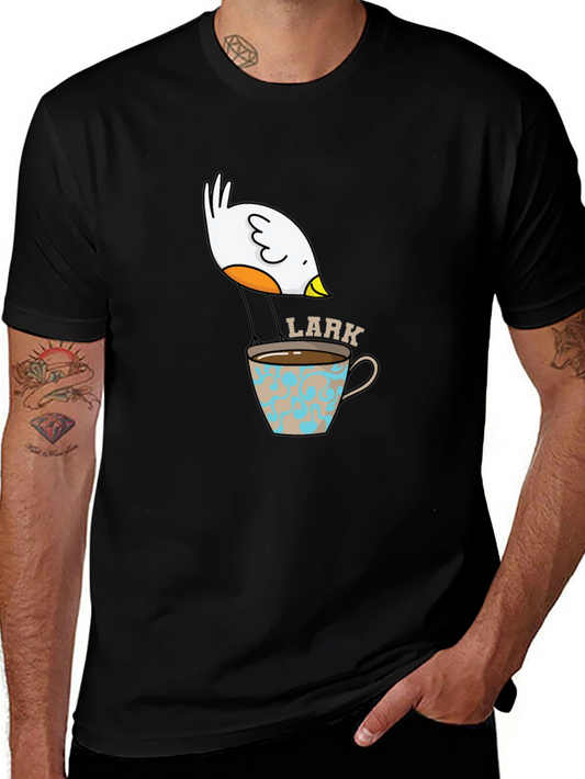 Lark in a Cup T-Shirt - Soft Cotton Bird Lover Tee