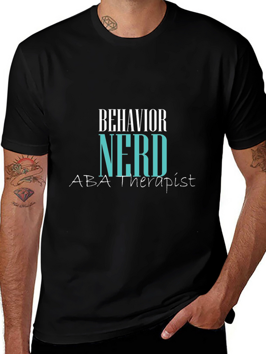 Behavior Nerd ABA Therapist T-Shirt - Black
