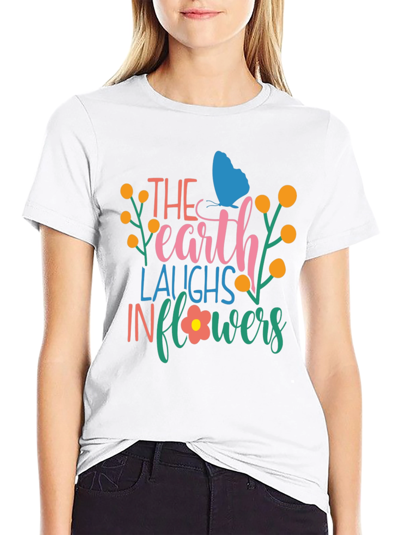 Earth Laughs in Flowers T-Shirt