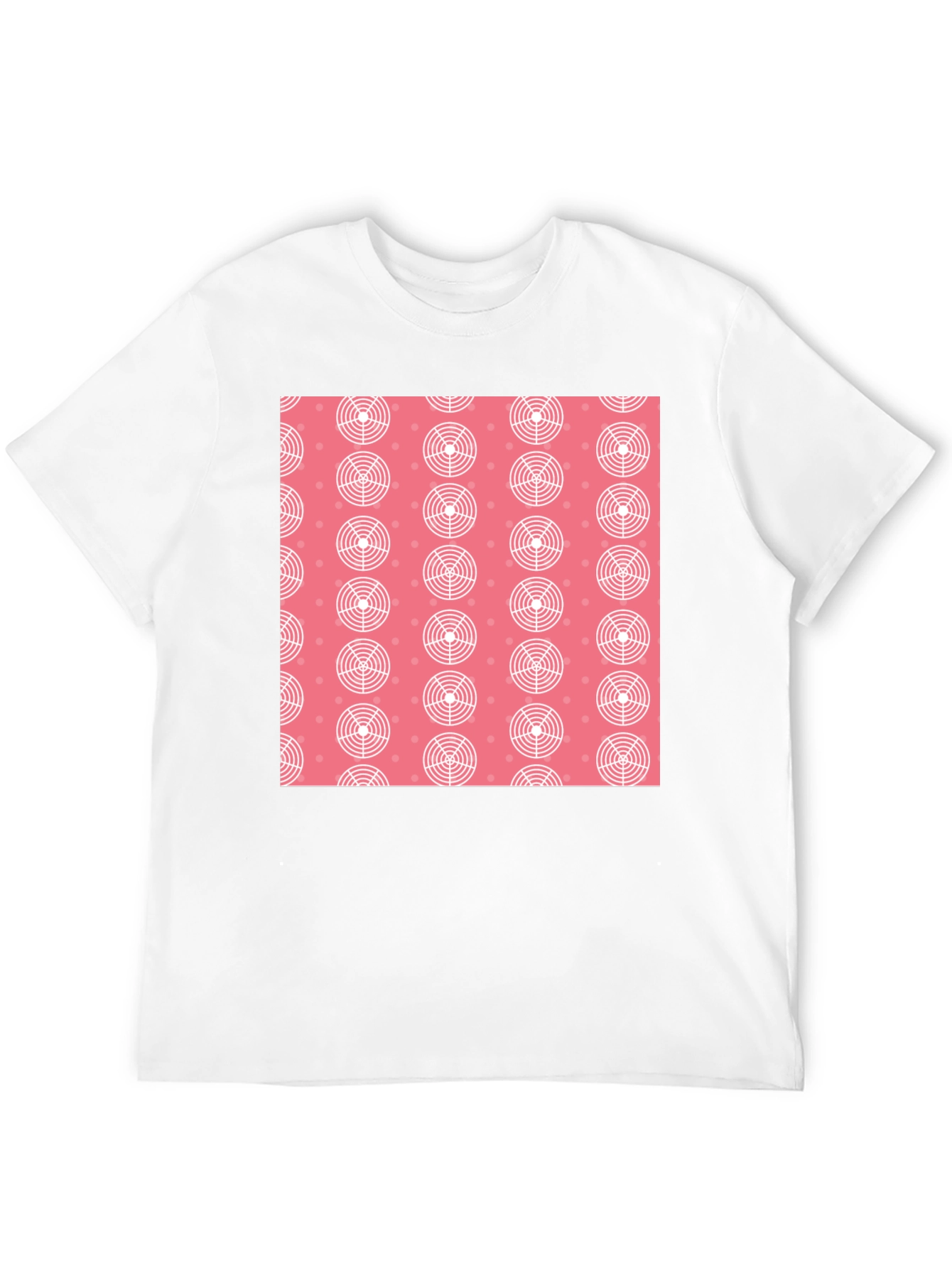 Modern Pattern Black T-Shirt