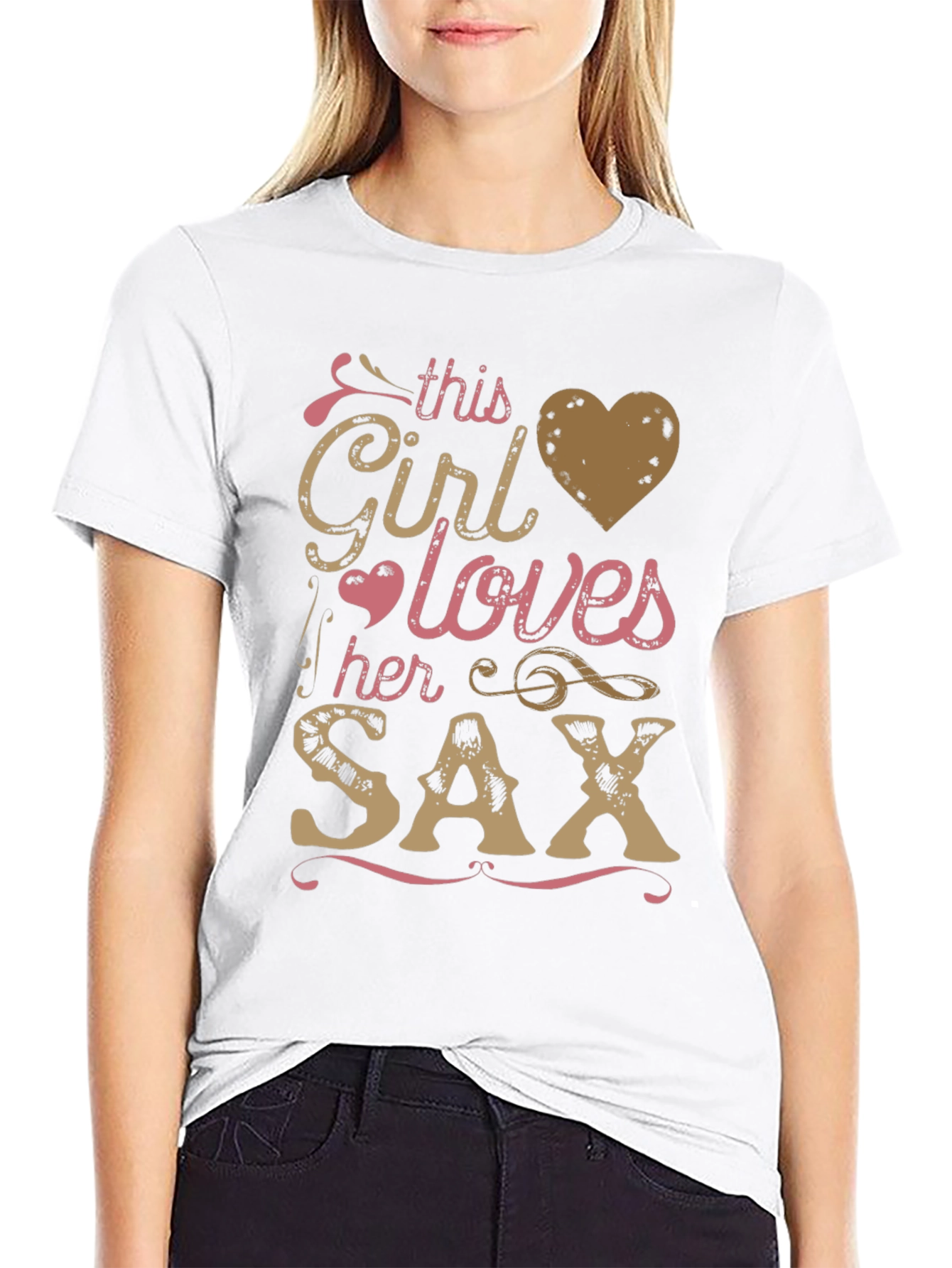 This Girl Loves Her Sax T-Shirt