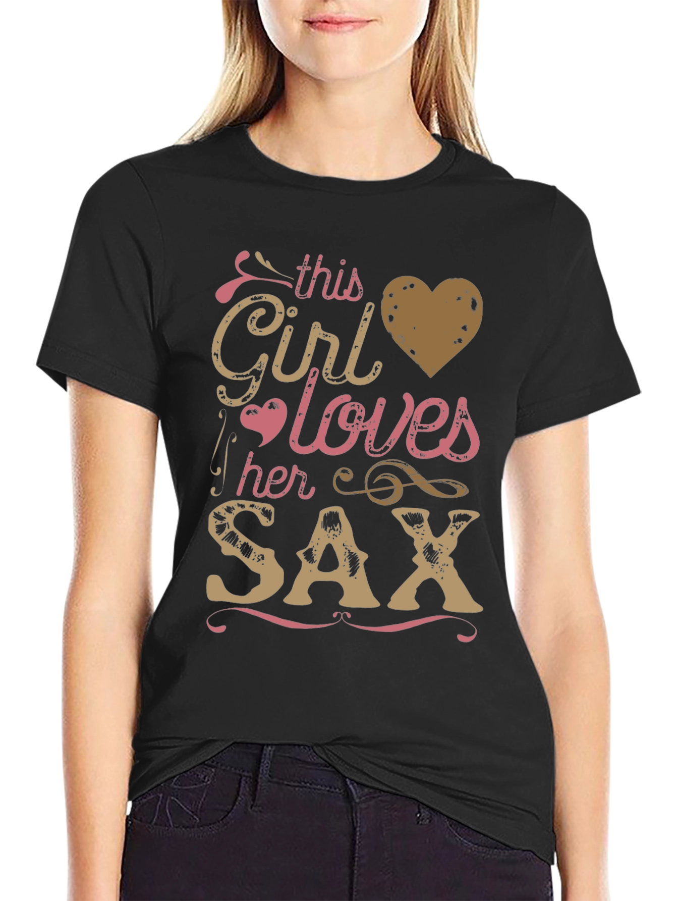 This Girl Loves Her Sax T-Shirt
