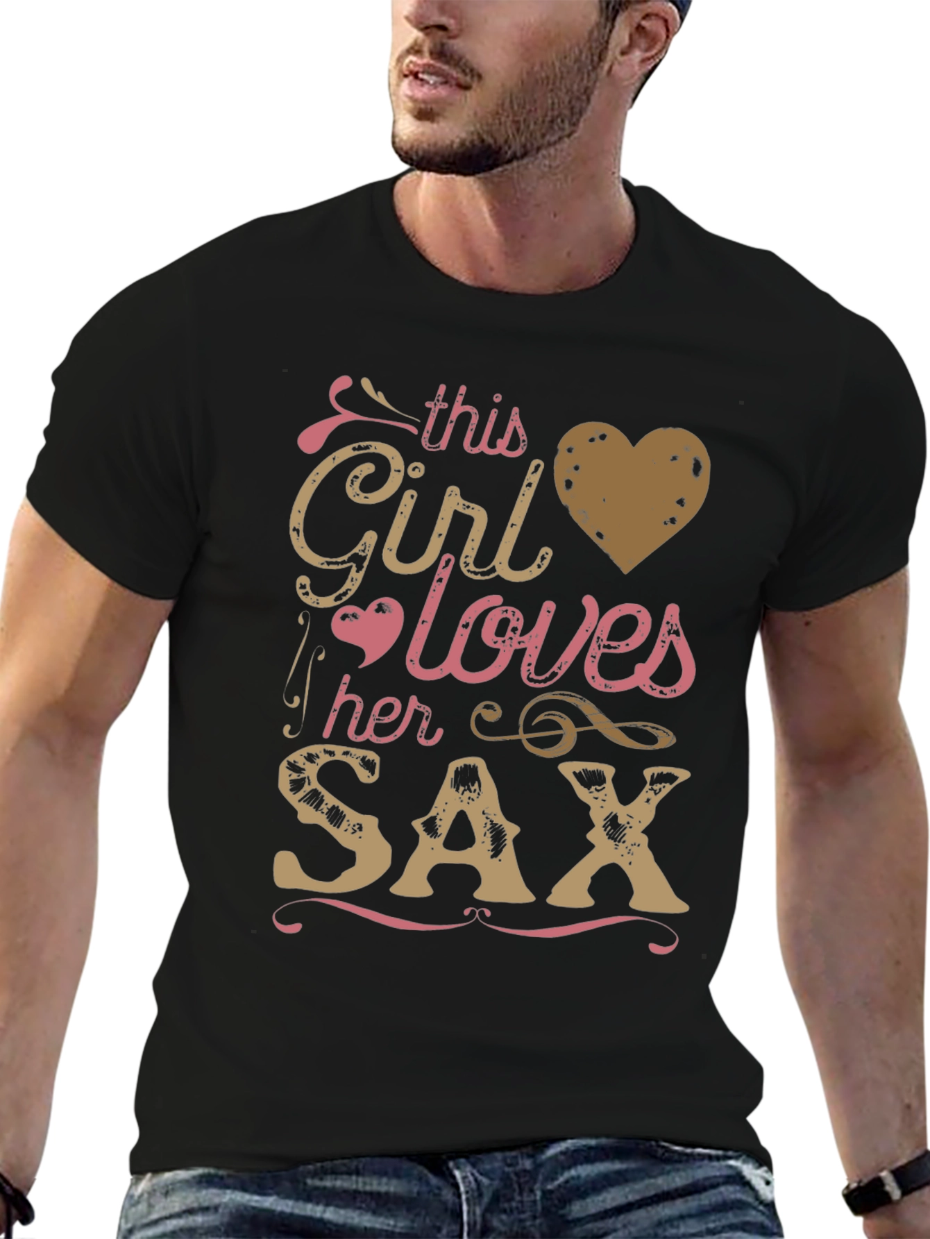 This Girl Loves Her Sax T-Shirt