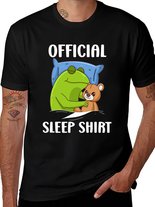 Official Sleep Shirt - Frog and Teddy Bear Design
