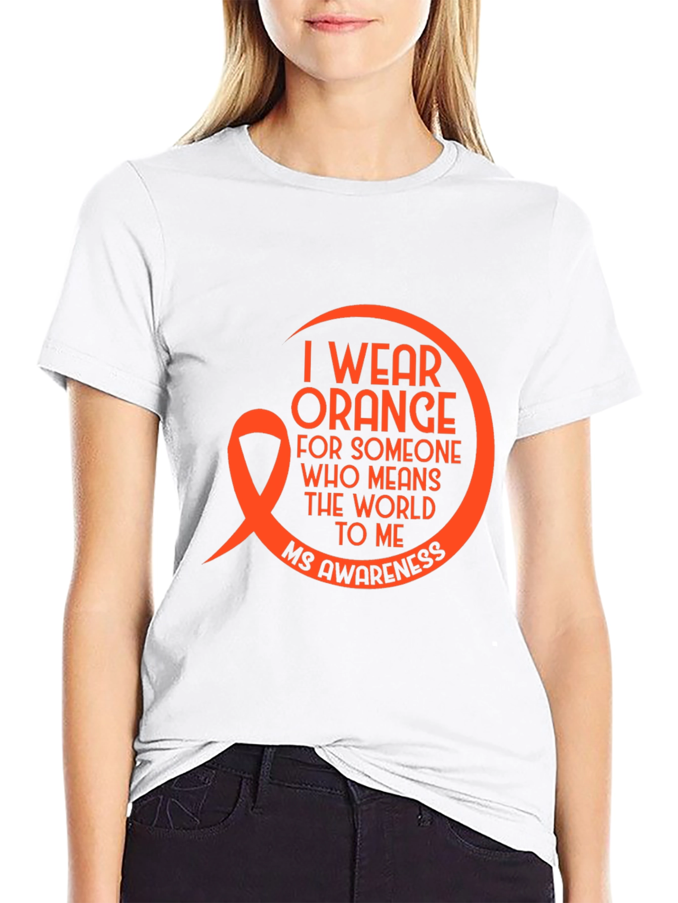 MS Awareness Tee: I Wear Orange