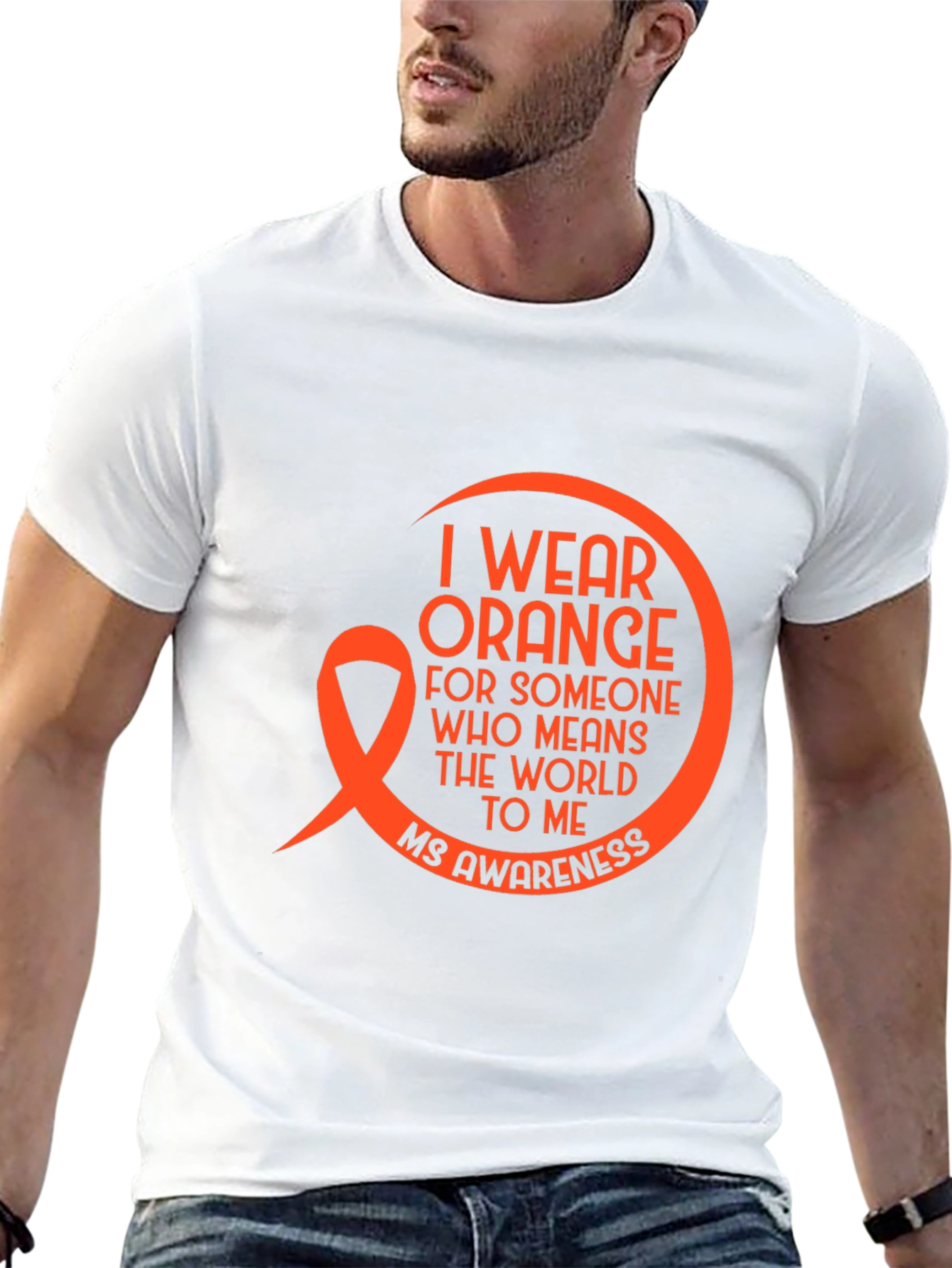 MS Awareness Tee: I Wear Orange
