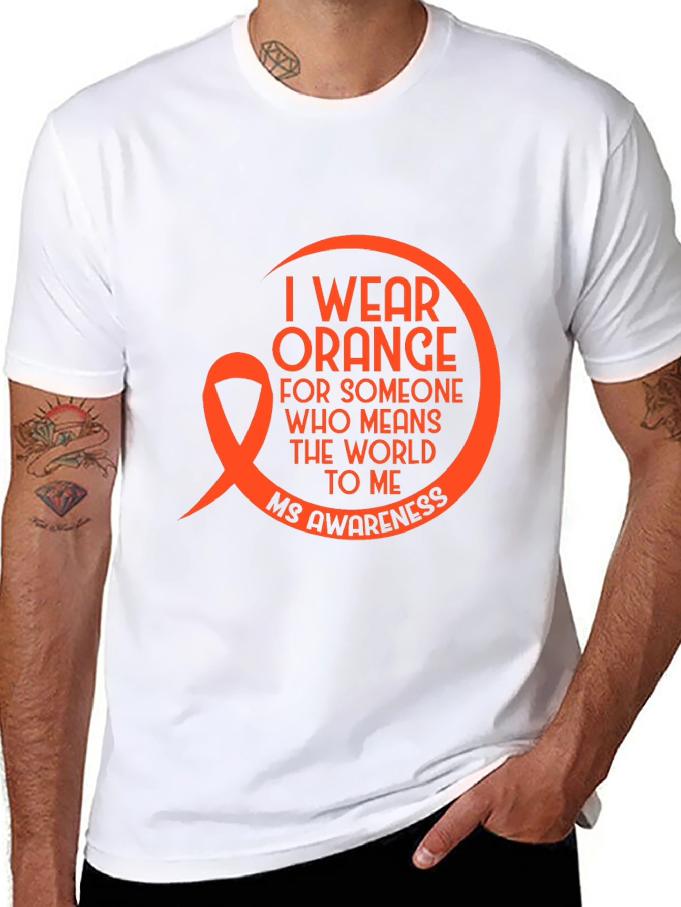 MS Awareness Tee: I Wear Orange