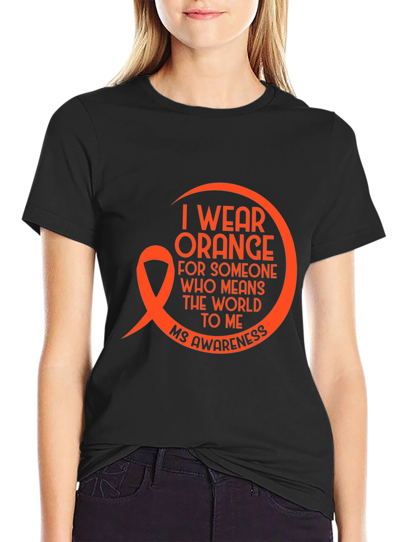 MS Awareness Tee: I Wear Orange