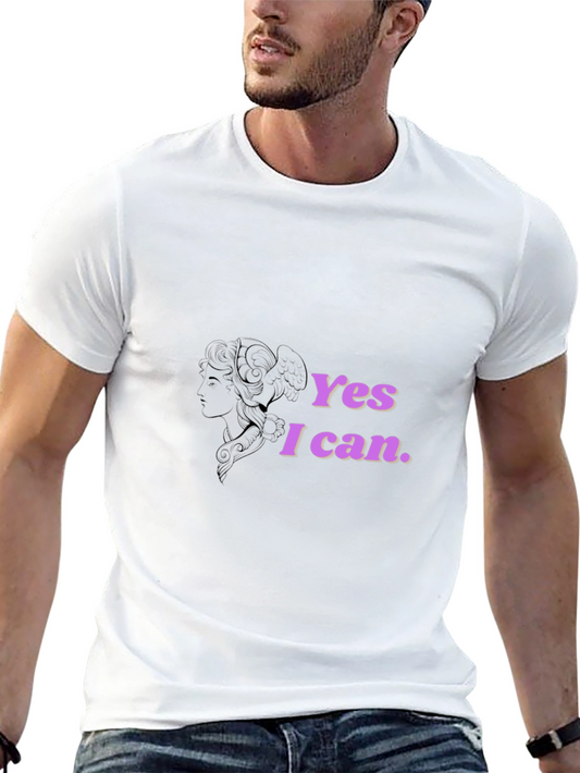 Empowered Woman Tee: Yes I Can Graphic T-Shirt