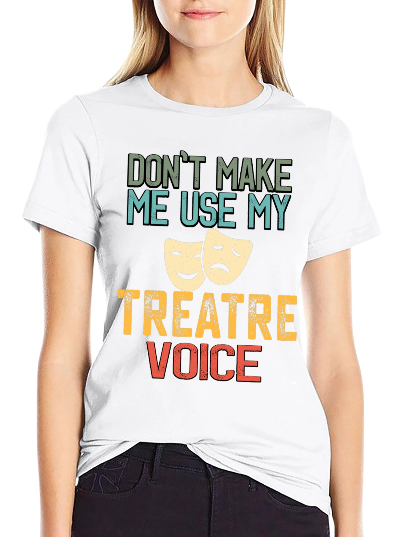 Theater Voice T-Shirt: Funny Drama Geek Tee