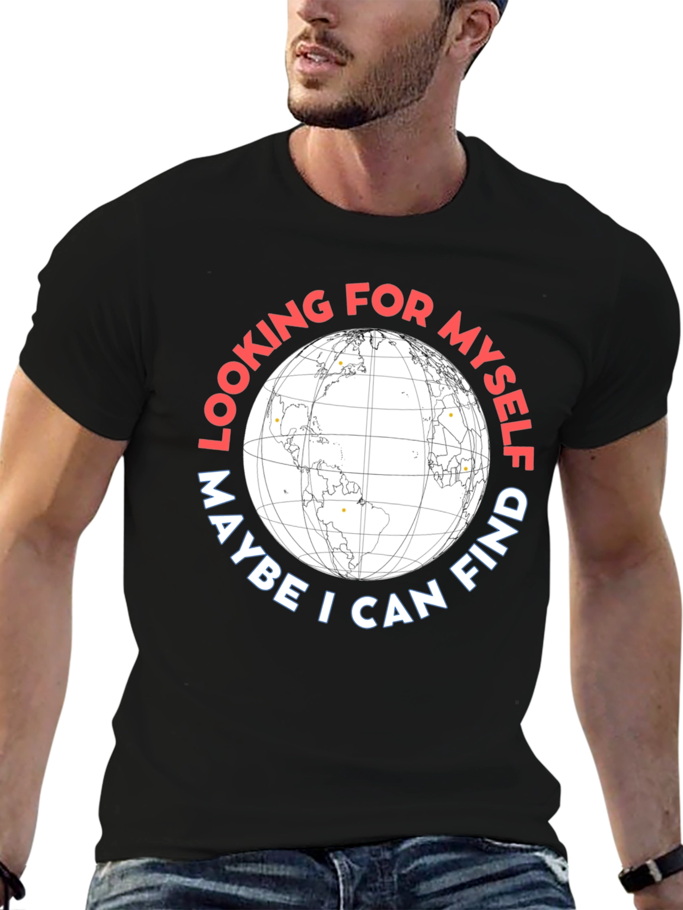 Find Myself Globe Graphic Tee