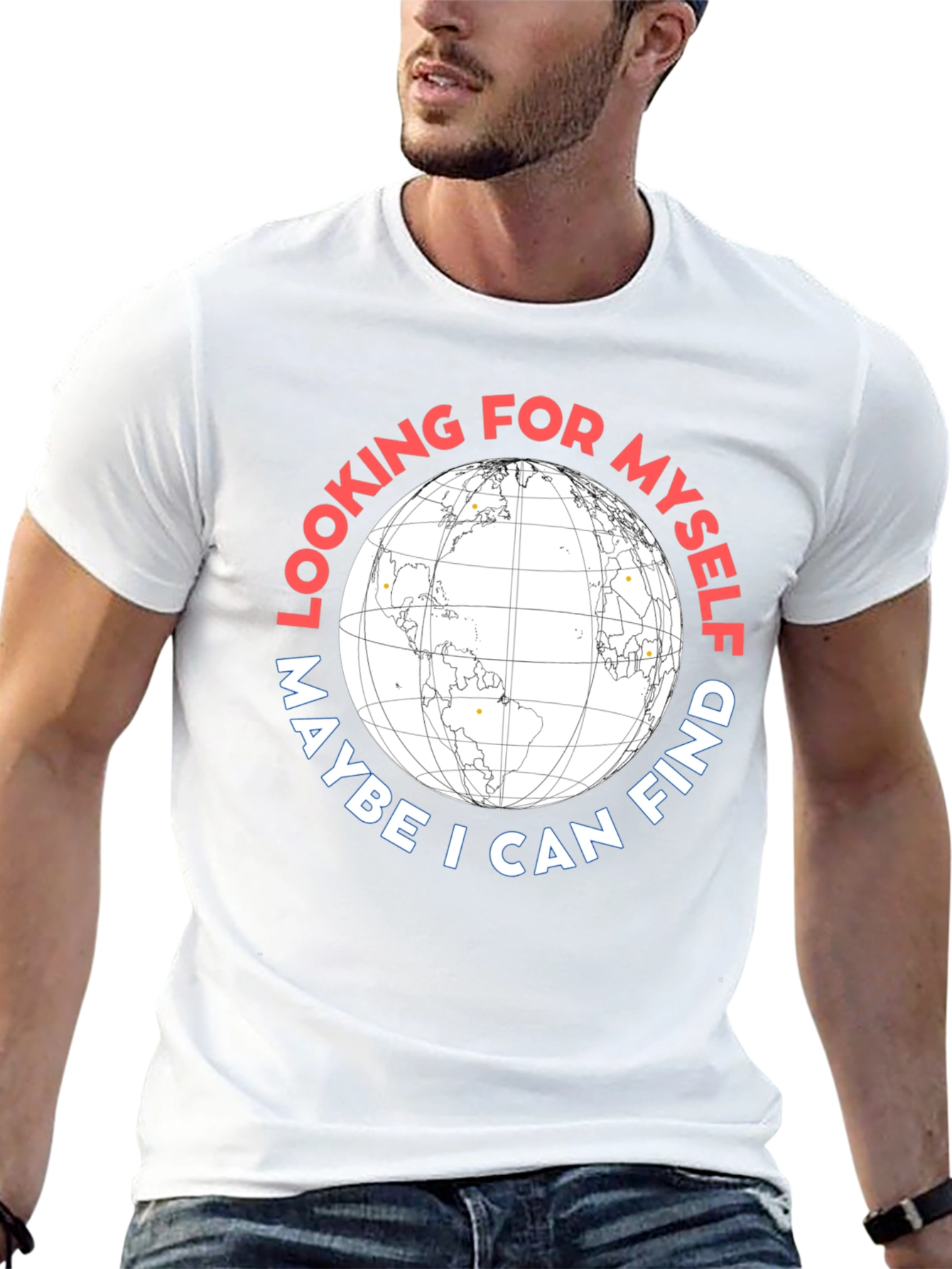 Find Myself Globe Graphic Tee