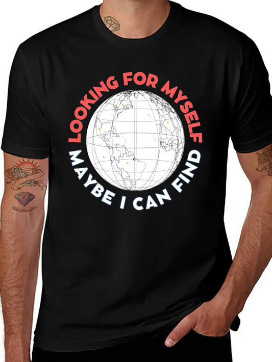 Find Myself Globe Graphic Tee