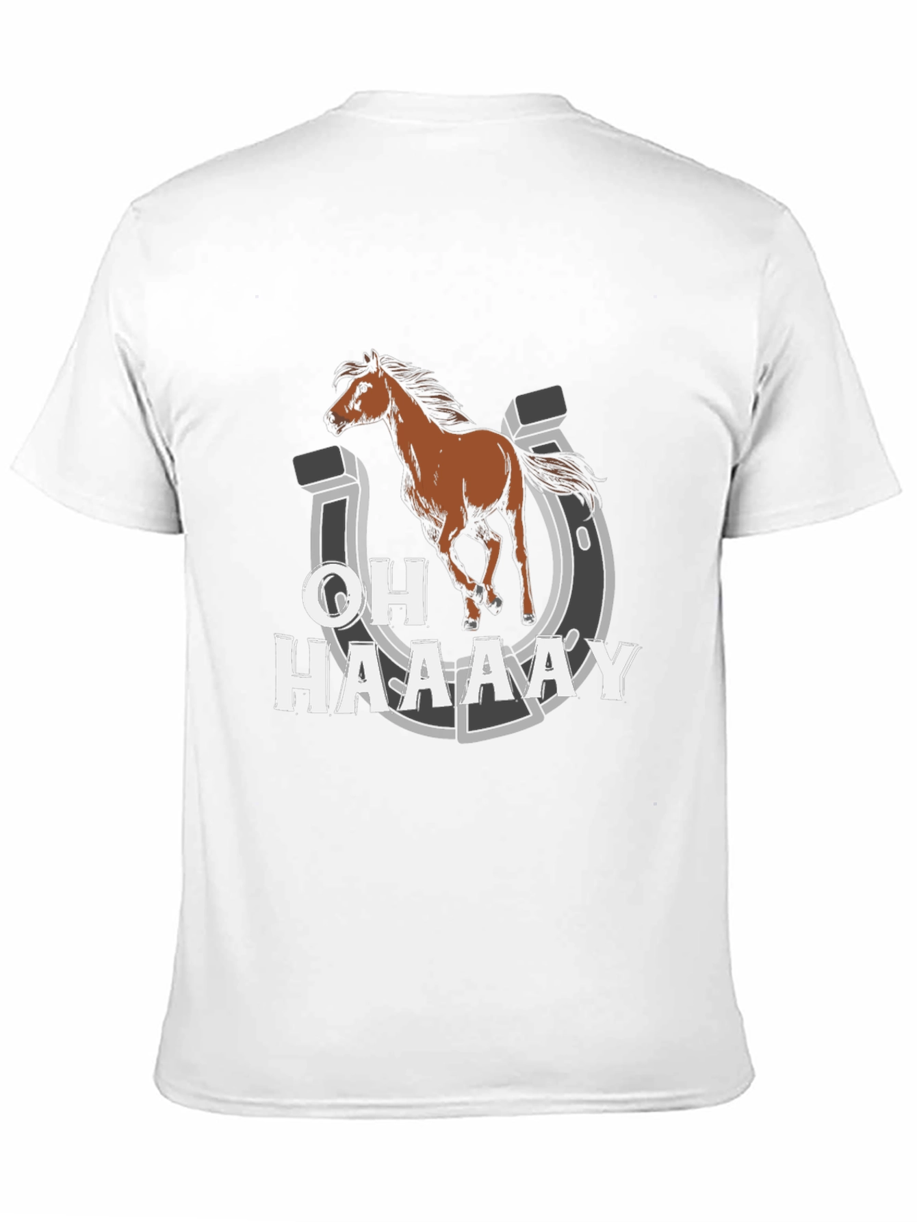 Funny Horse T-Shirt - Oh Haaaay! Graphic Tee