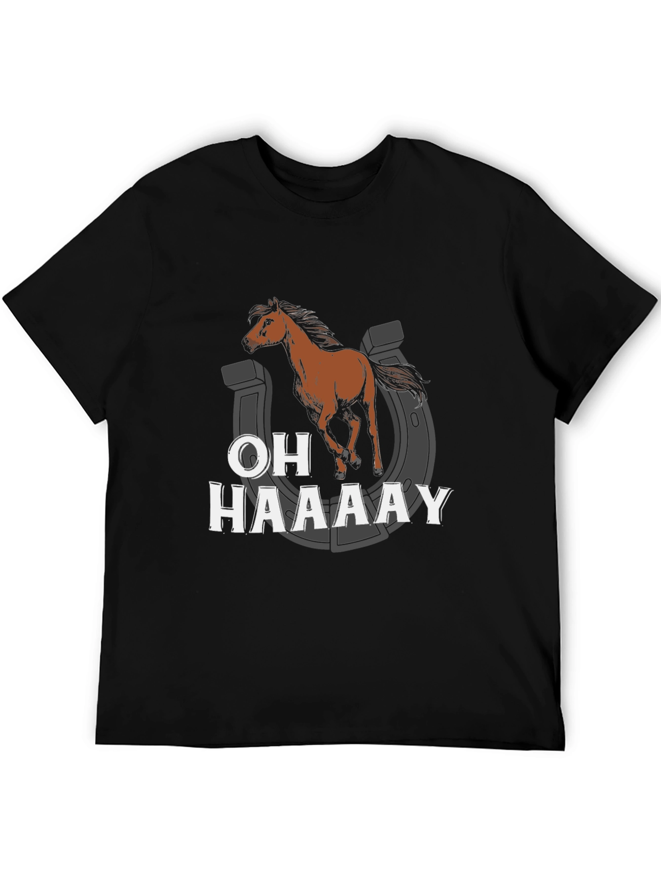Funny Horse T-Shirt - Oh Haaaay! Graphic Tee