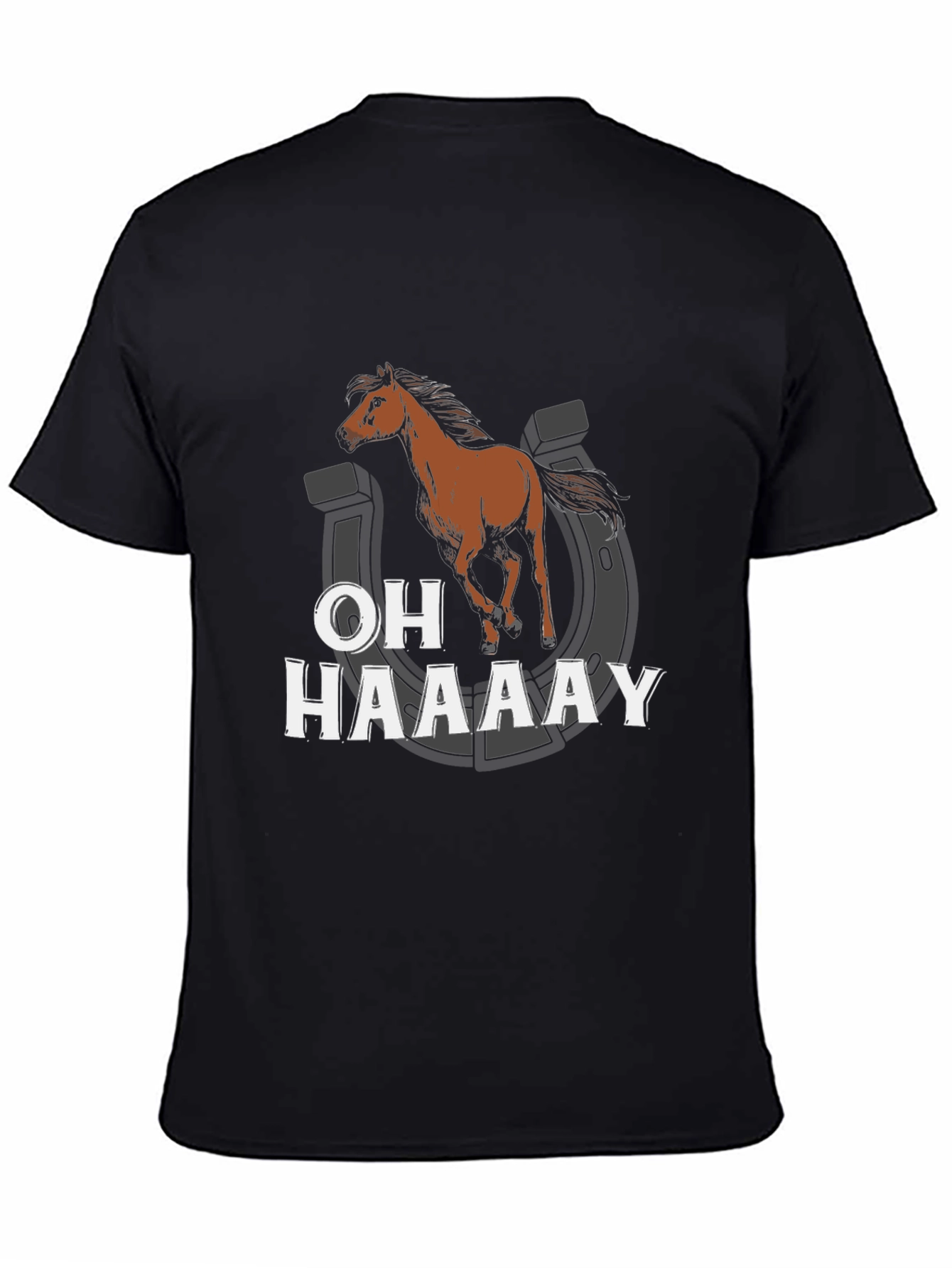 Funny Horse T-Shirt - Oh Haaaay! Graphic Tee