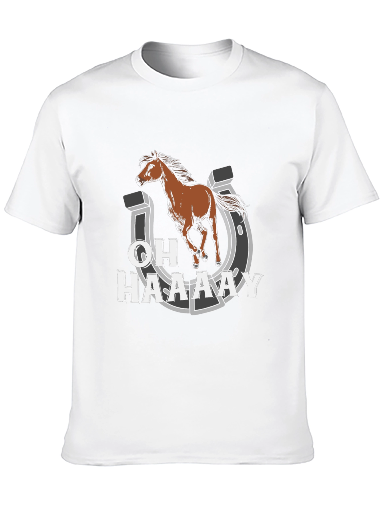 Funny Horse T-Shirt - Oh Haaaay! Graphic Tee