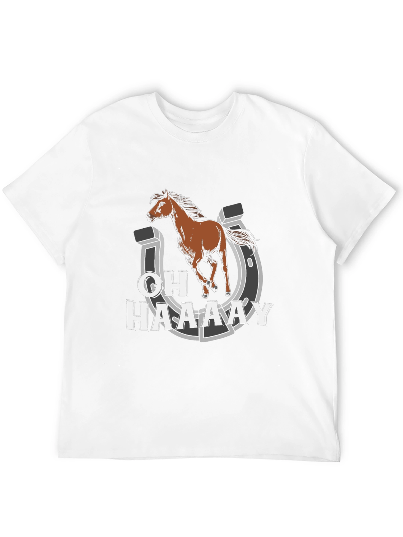 Funny Horse T-Shirt - Oh Haaaay! Graphic Tee