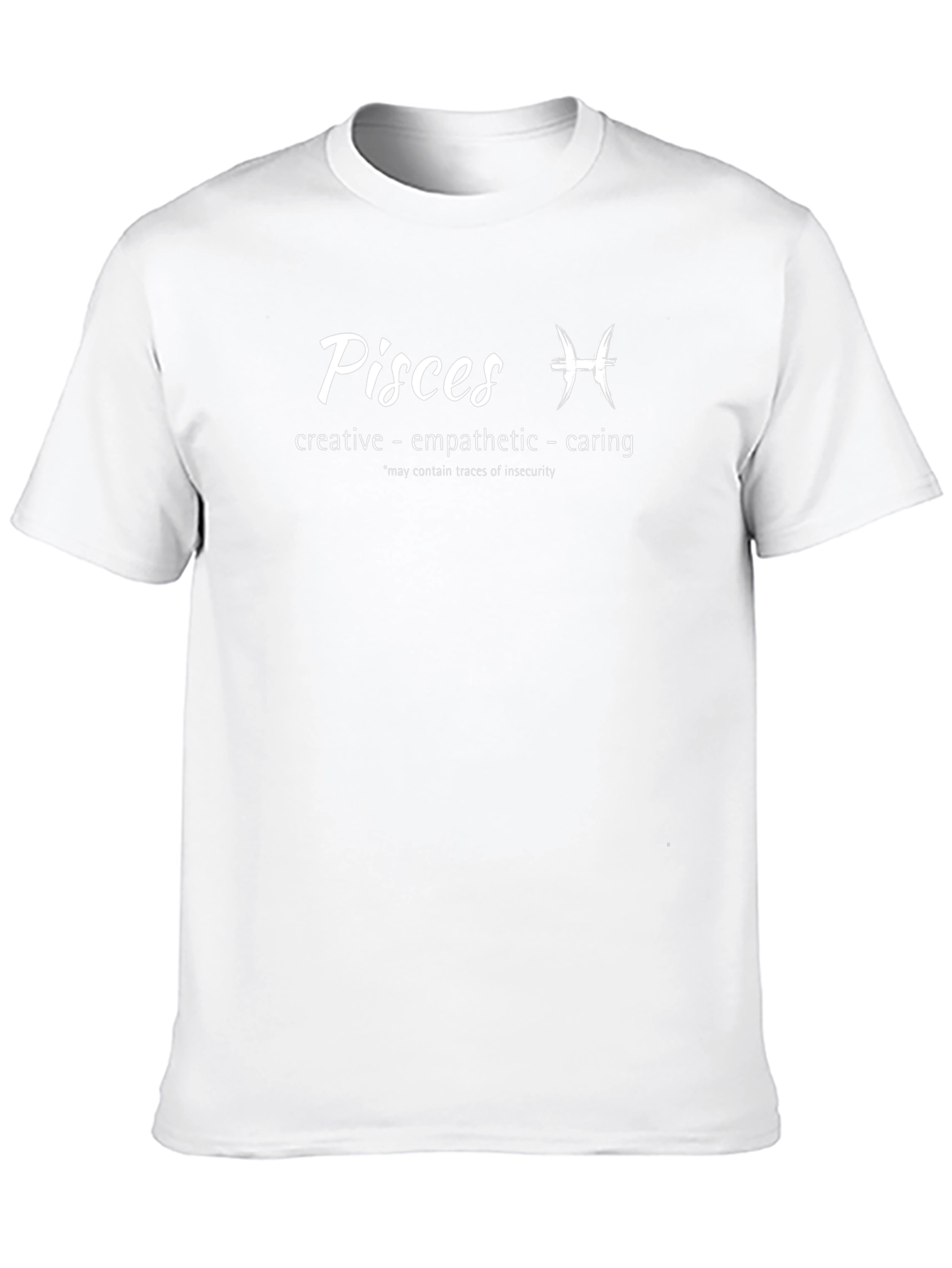 Pisces Zodiac T-Shirt - Creative Empathetic & Caring