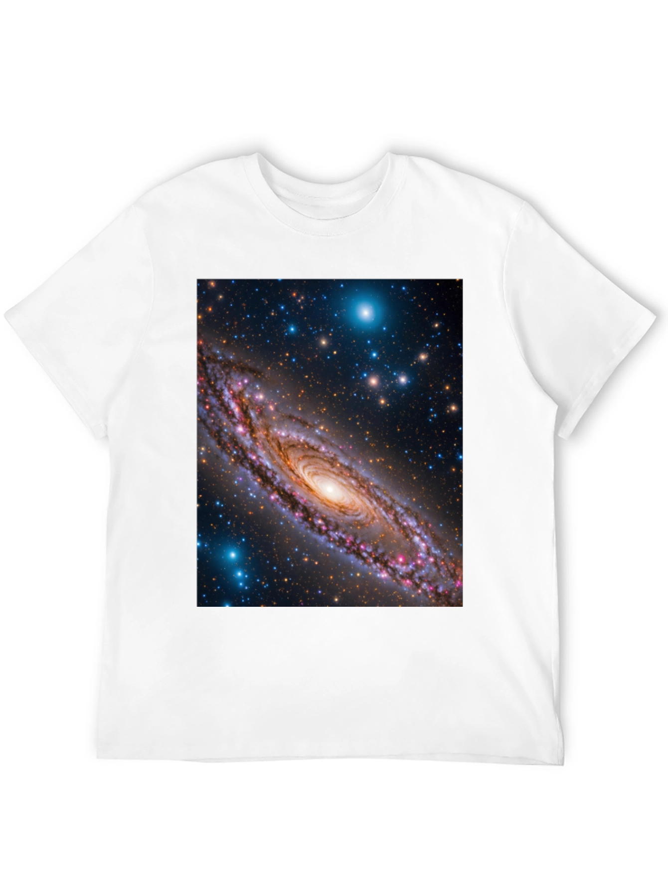 Galaxy Print Black T-Shirt