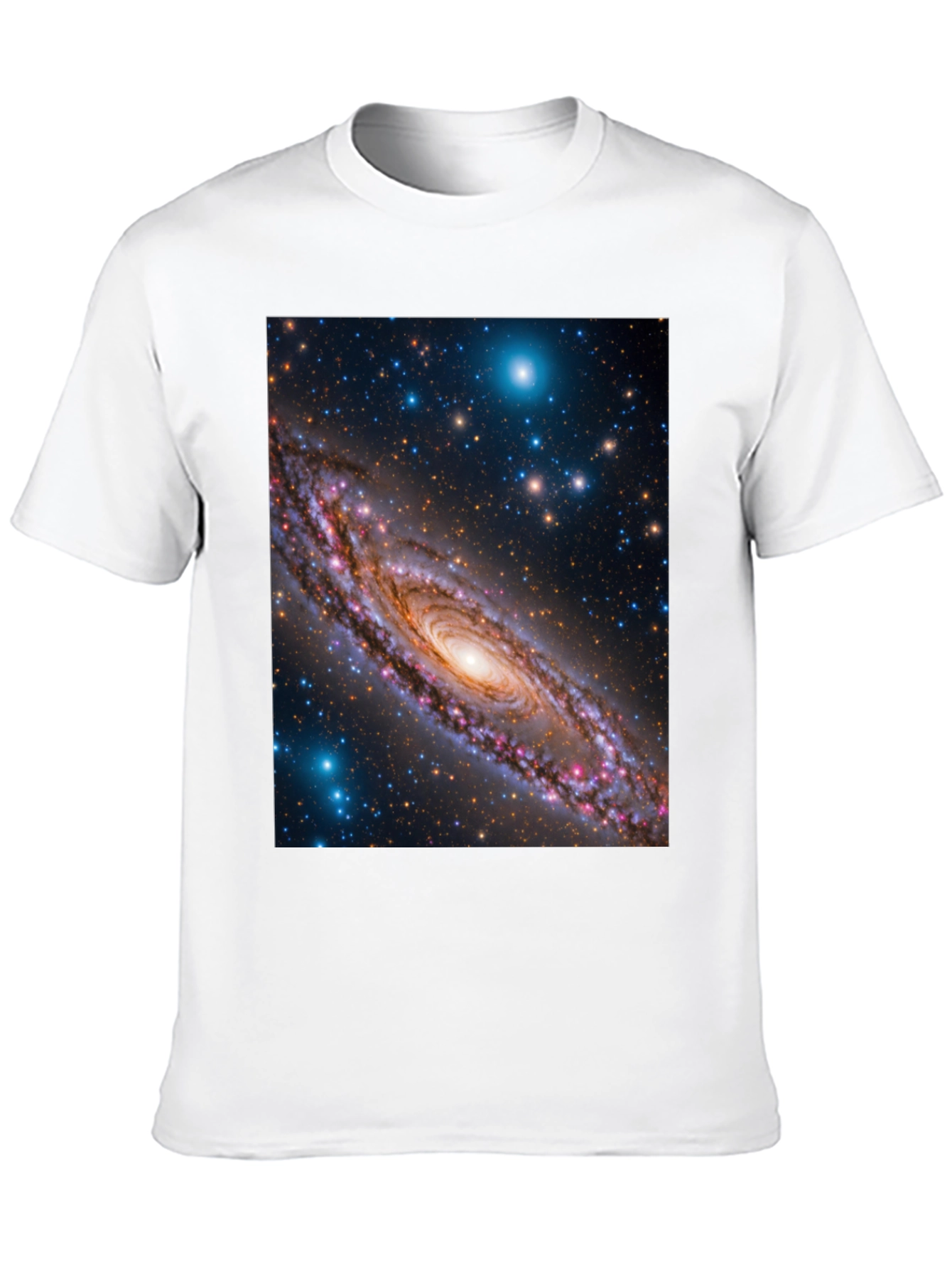Galaxy Print Black T-Shirt