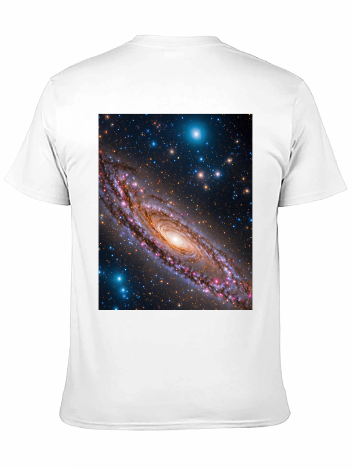 Galaxy Print Black T-Shirt