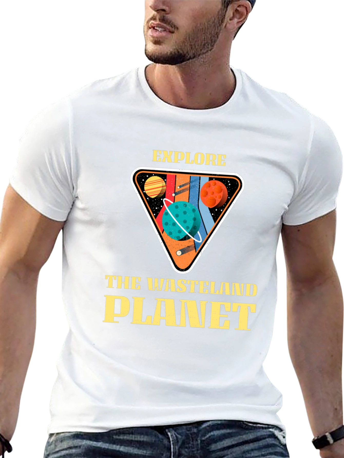 Explore the Wasteland Planet Graphic Tee