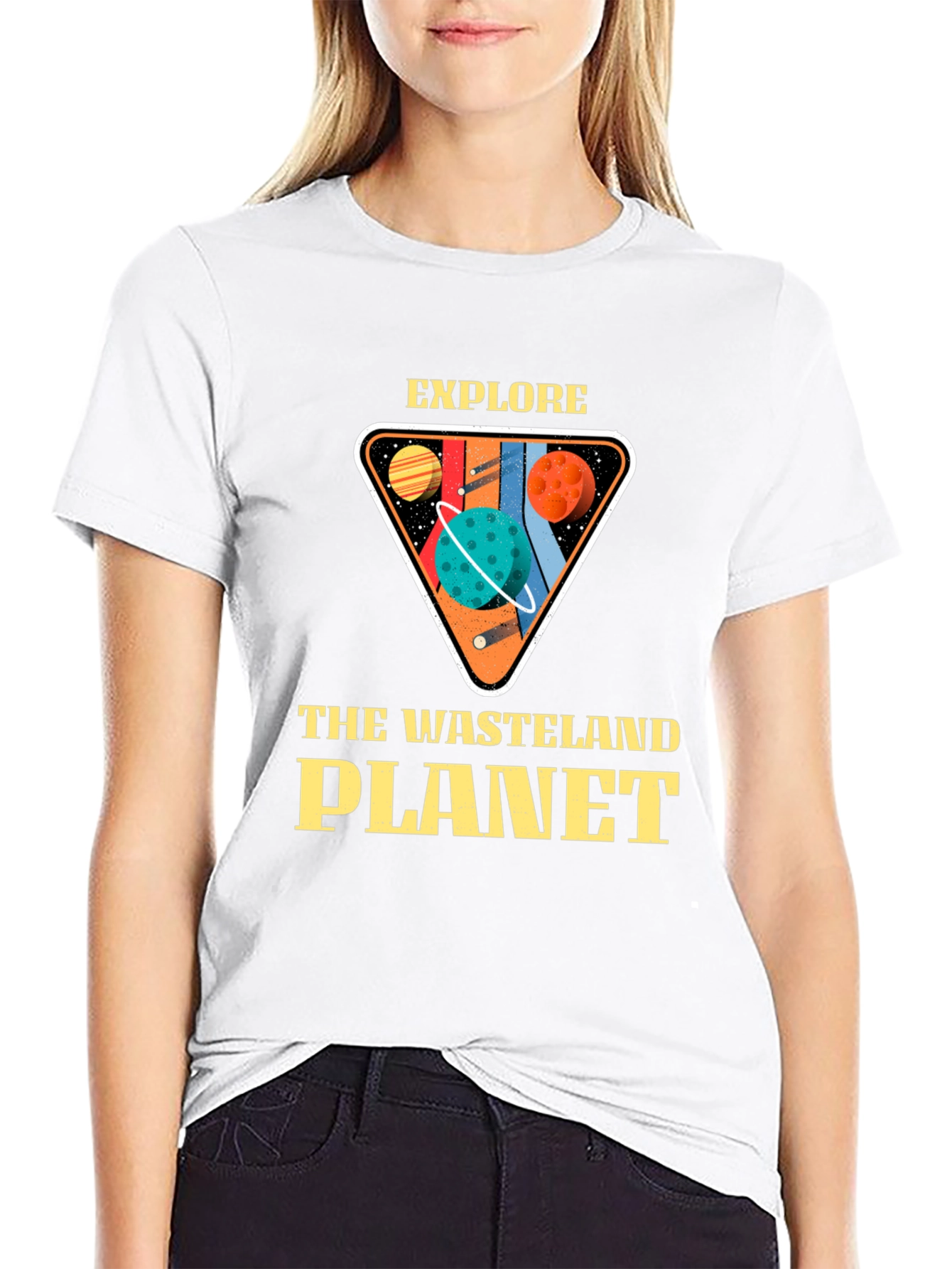 Explore the Wasteland Planet Graphic Tee